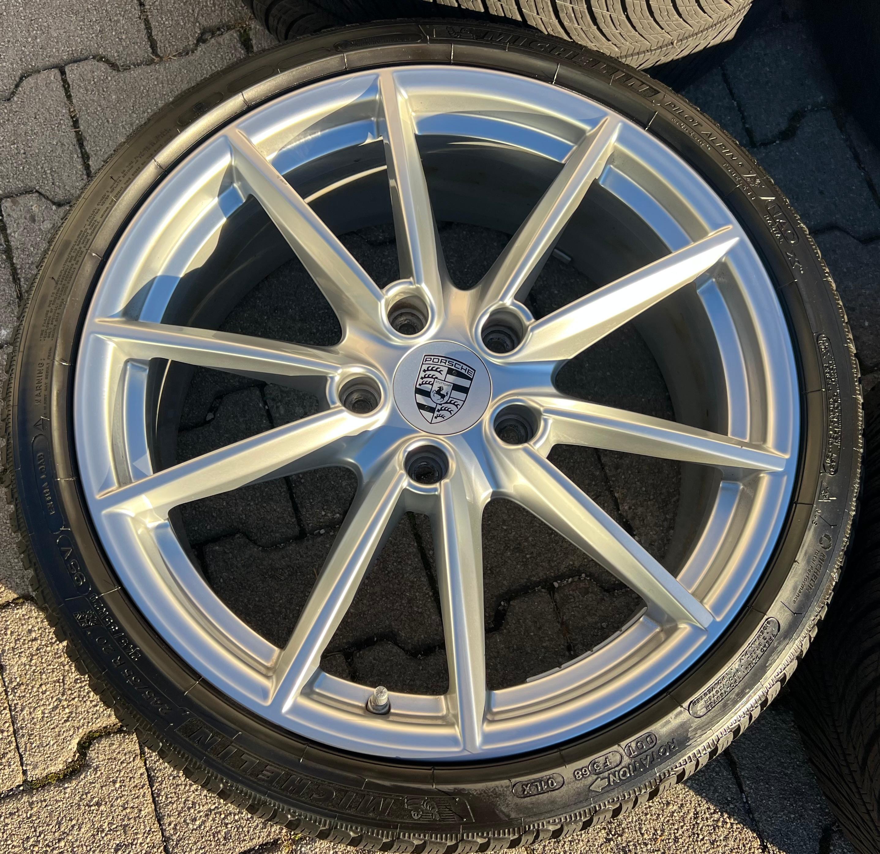 4 ORIGINAL 20" 21" ALU WINTERRÄDER PORSCHE 911 992 992601025C 992601025D 2024 RDKS