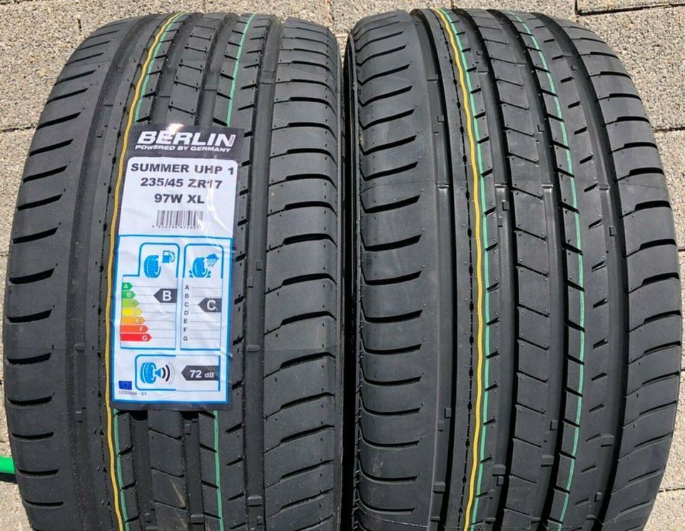2 X 235/45R17 97W XL BERLIN TIRES SUMMER UHP1 SOMMERREIFEN NEU