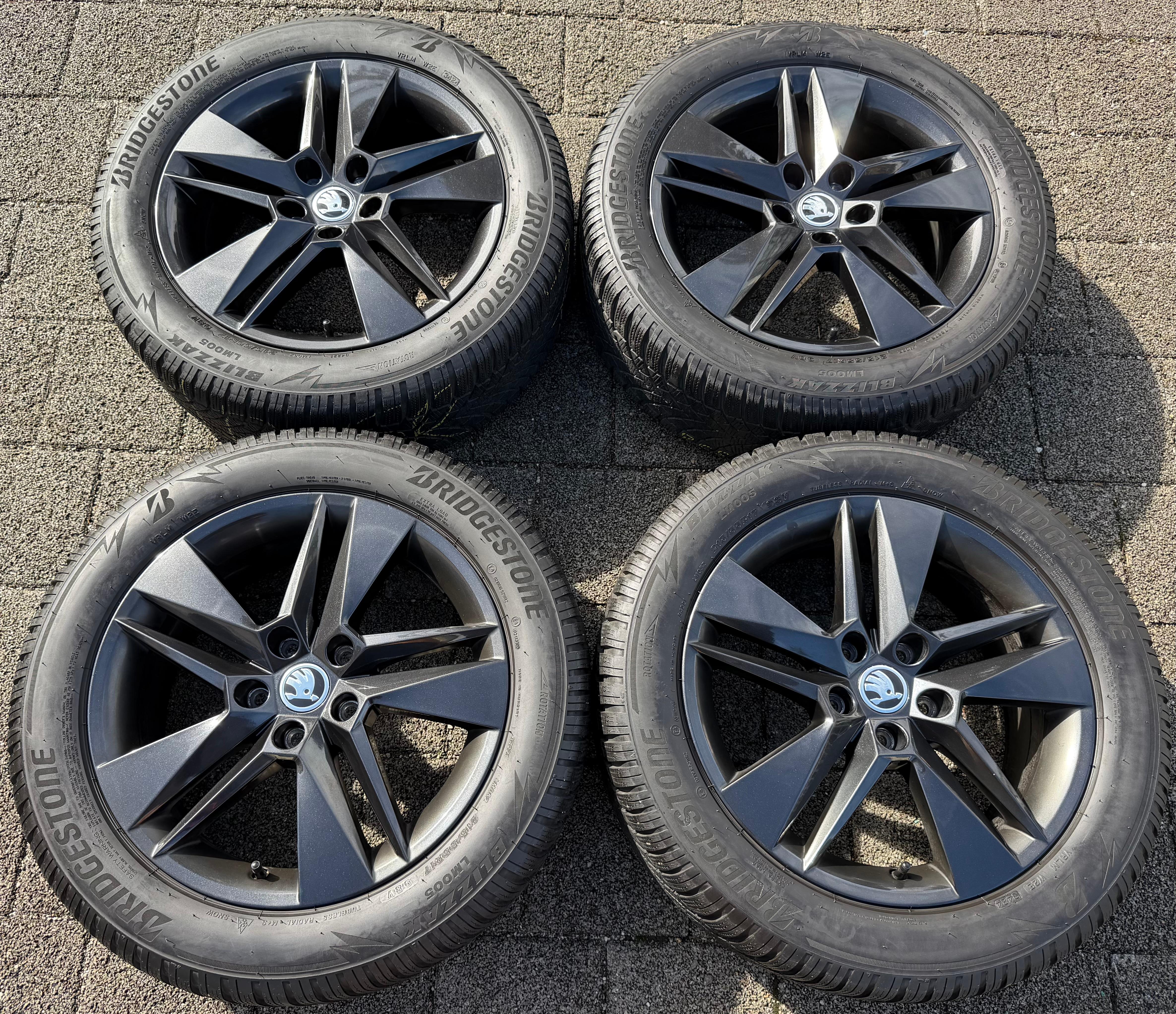 4 Original 17" Alufelgen Felgen Skoda Superb III 3V 3V0601025 6,5x17 ET41