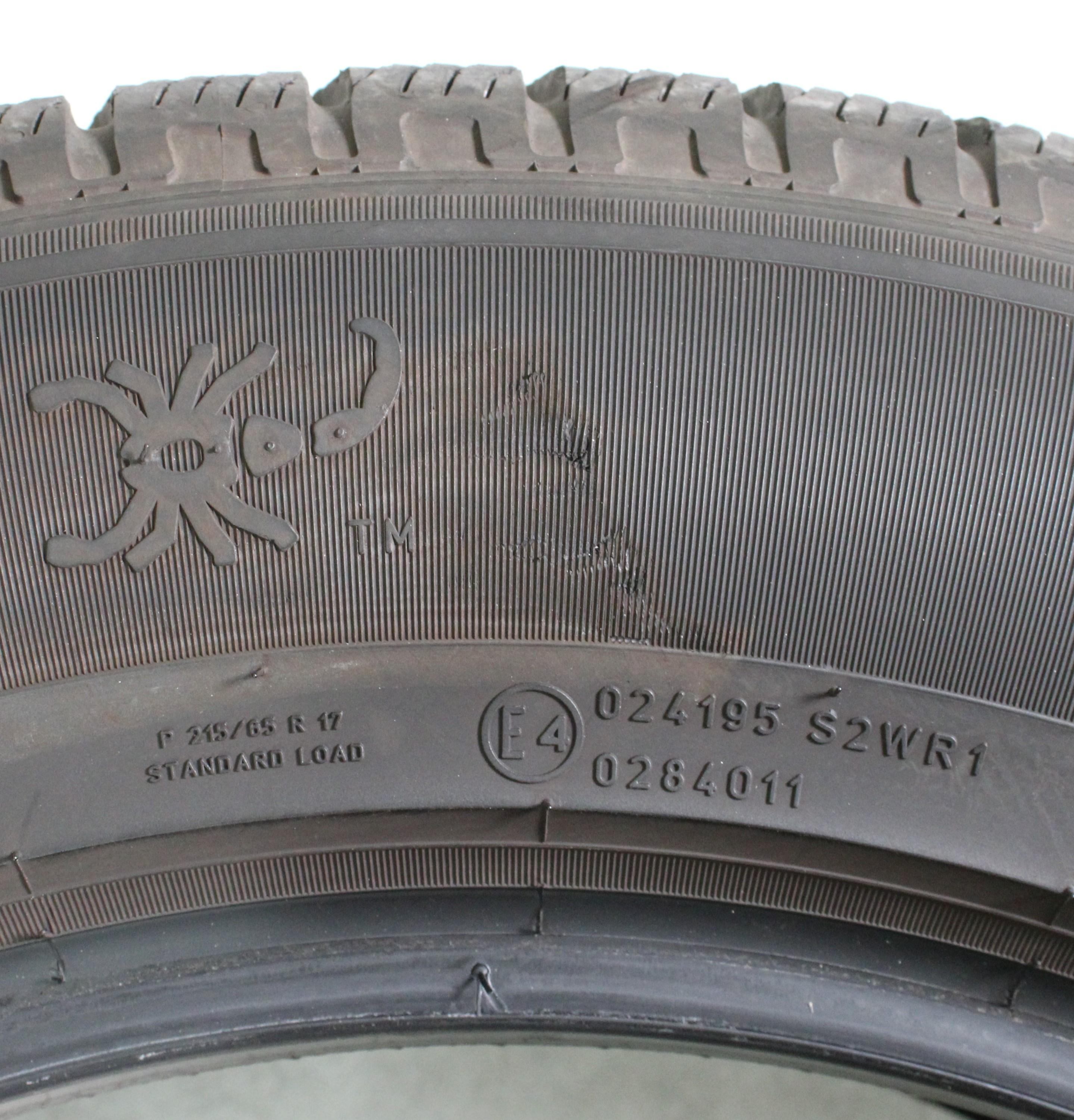 4 x 215/65R17 99H Winterreifen Pirelli Scorpion Winter 6,5mm 2016 Seal