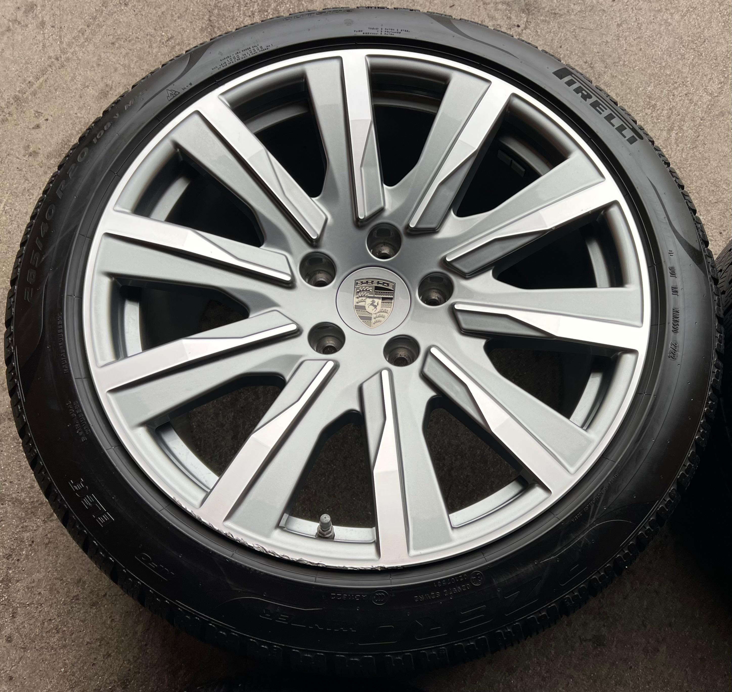 4 RUEDAS DE INVIERNO DE ALEACIÓN ORIGINALES DE 20" PARA PORSCHE TAYCAN TEQUIPMENT RDKS, ENVÍO GRATUITO