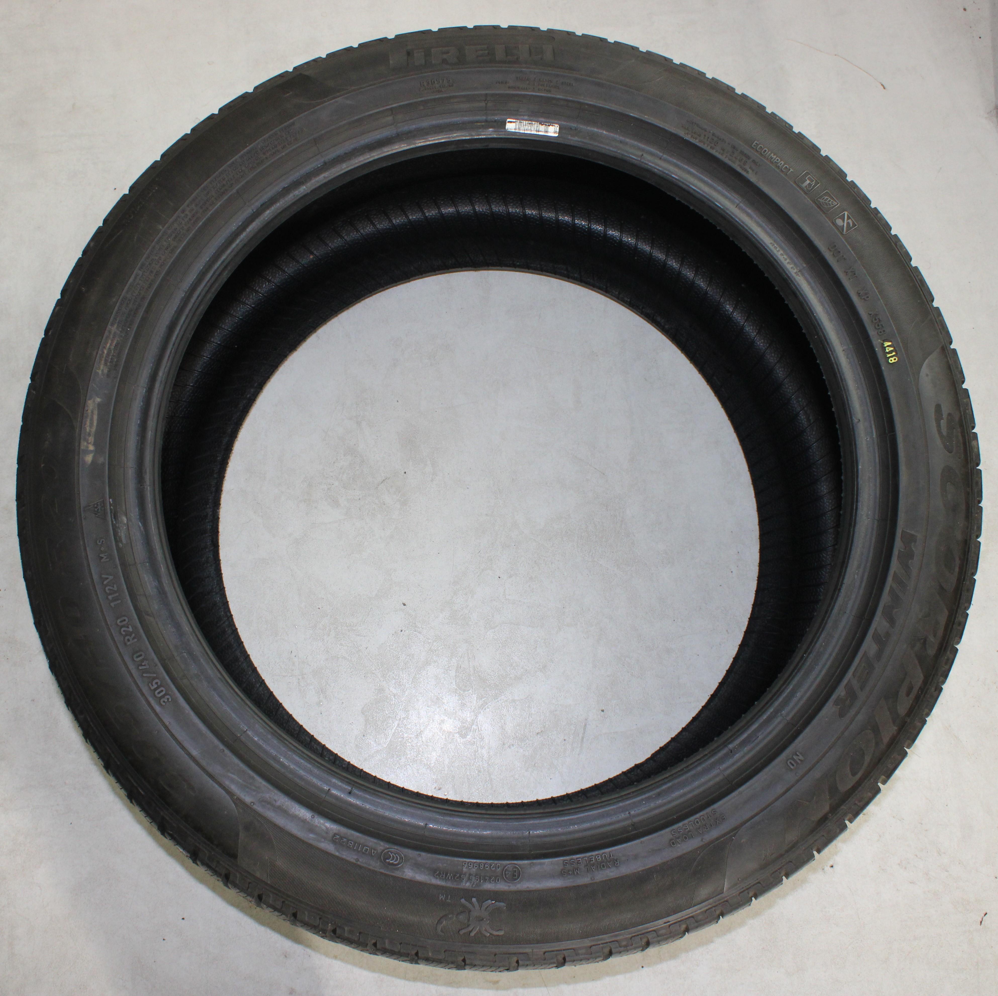 2 pneumatici invernali 305/40R20 112V Pirelli Scorpion Winter N0, 4,5-5 mm, 2018