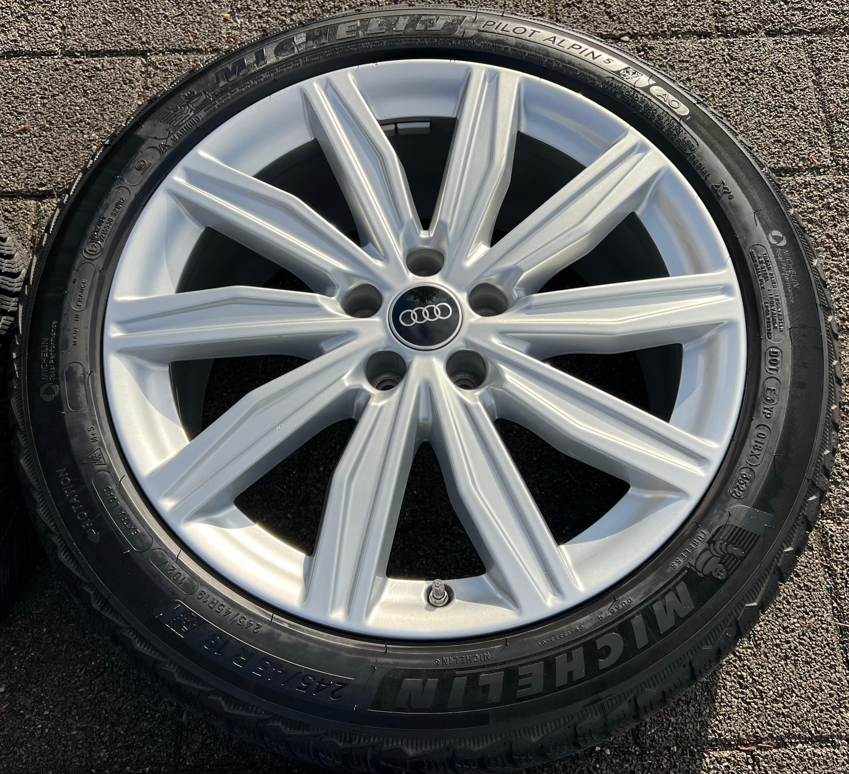 4 ORIGINAL 19" ALU WINTERRÄDER AUDI A6 S6 C8 4K 4K0601025M 245/45R19 102V 2022