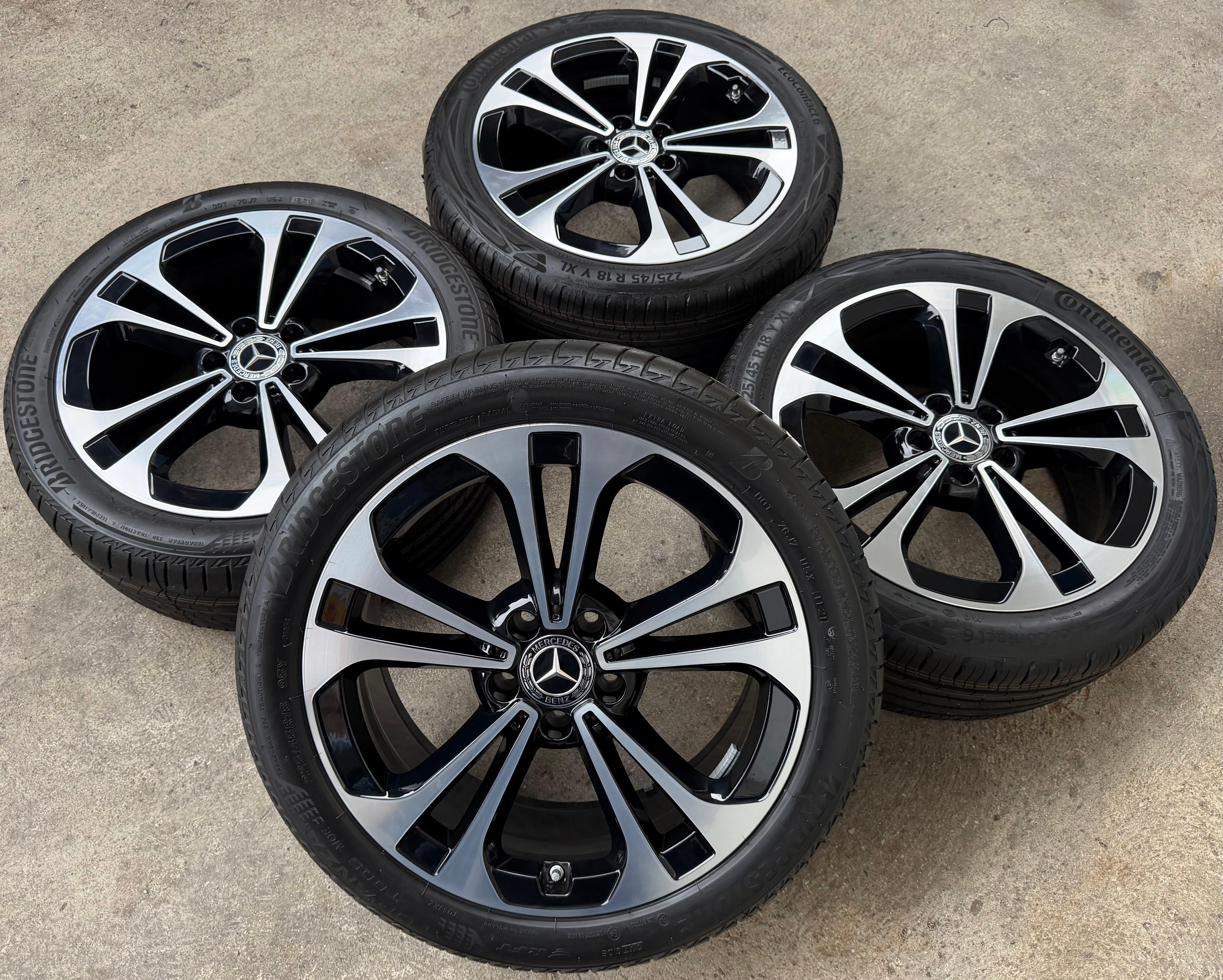 4 Original 18" Alu Sommerräder Mercedes C-Klasse W206 A2064016200 225/45R18 95Y