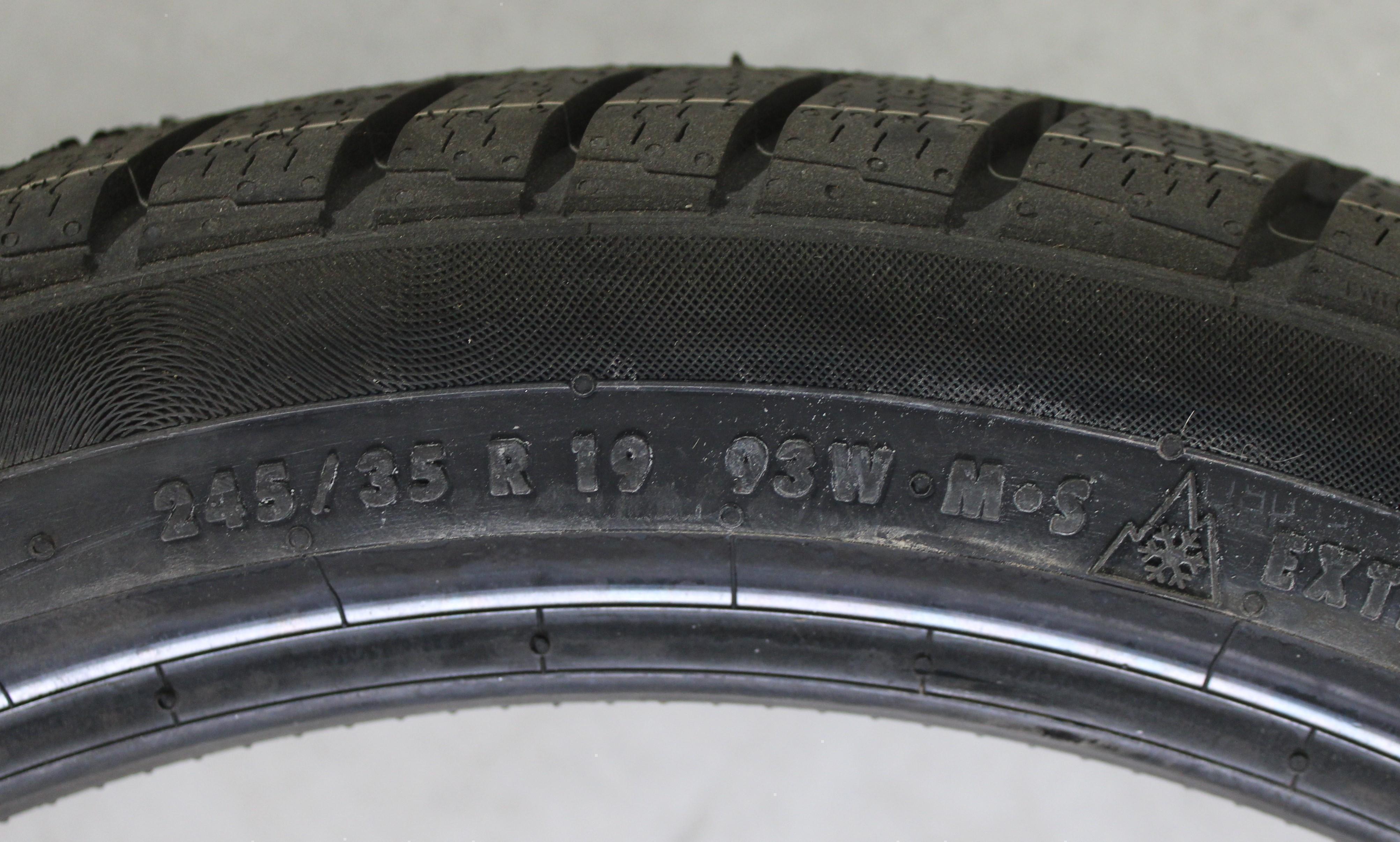 2 x 245/35R19 93W Pneumatici invernali Continental Winter Contact TS830P R02 NUOVI 2018 Consegna gratuita