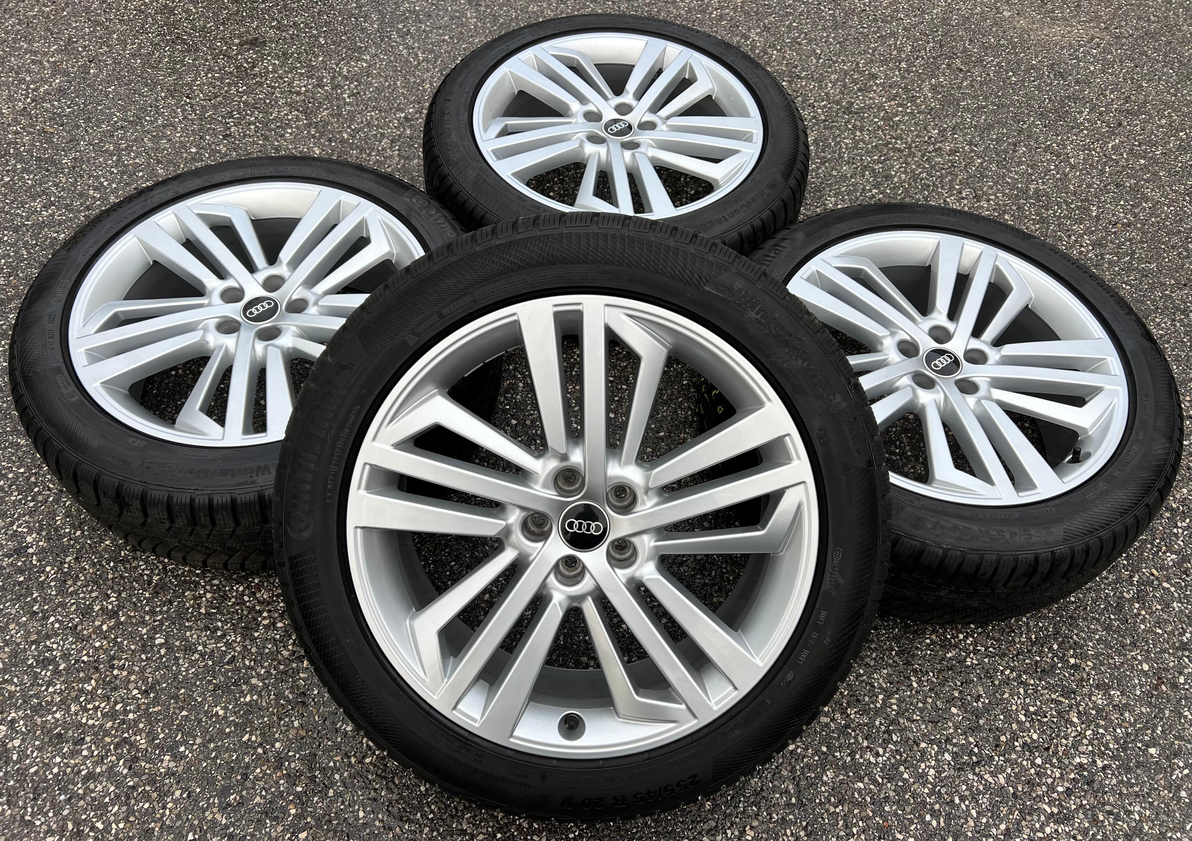 4 ORIGINAL 20" ALU WINTERRÄDER AUDI Q5 SQ5 FY 80A601025L 255/45R20 101V DOT 2022