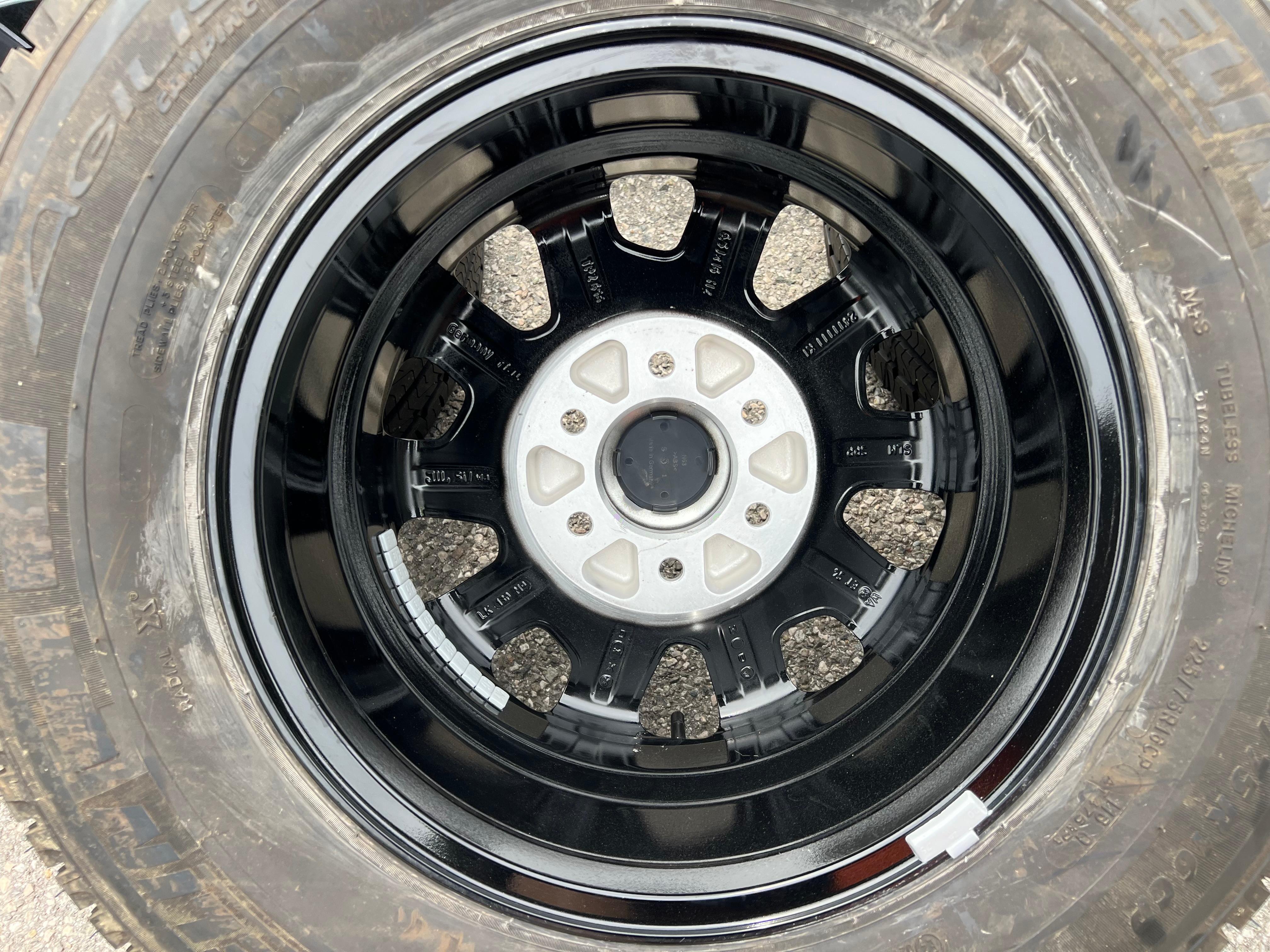 4 ALU SOMMERRÄDER MERCEDES SPRINTER W906 W907 VW CRAFTER 225/75R16C 116Q MICHELIN FREIHAUS