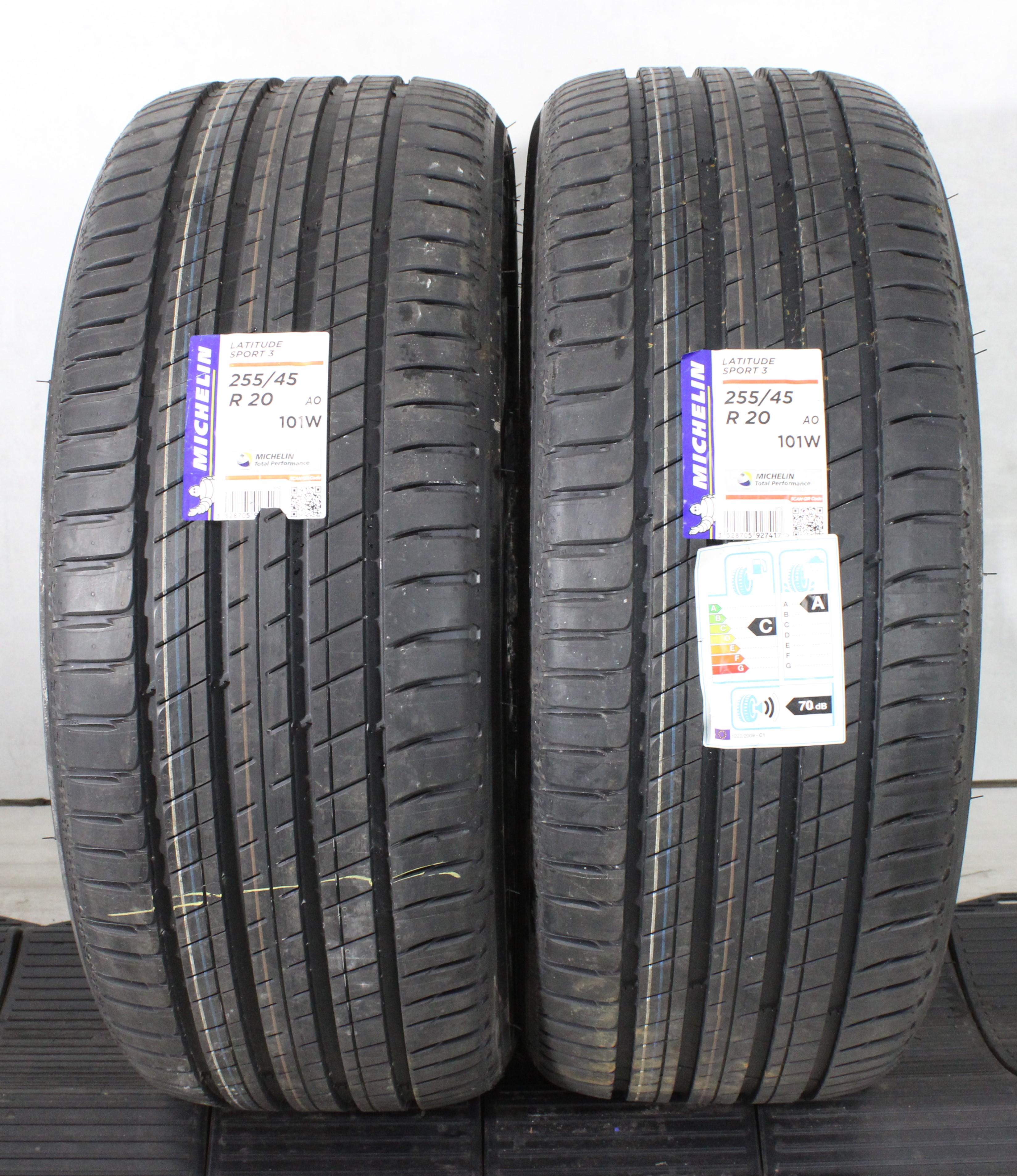 2 x 255/45R20 101W Sommerreifen Michelin Latitude Sport 3 AO NEU 2021