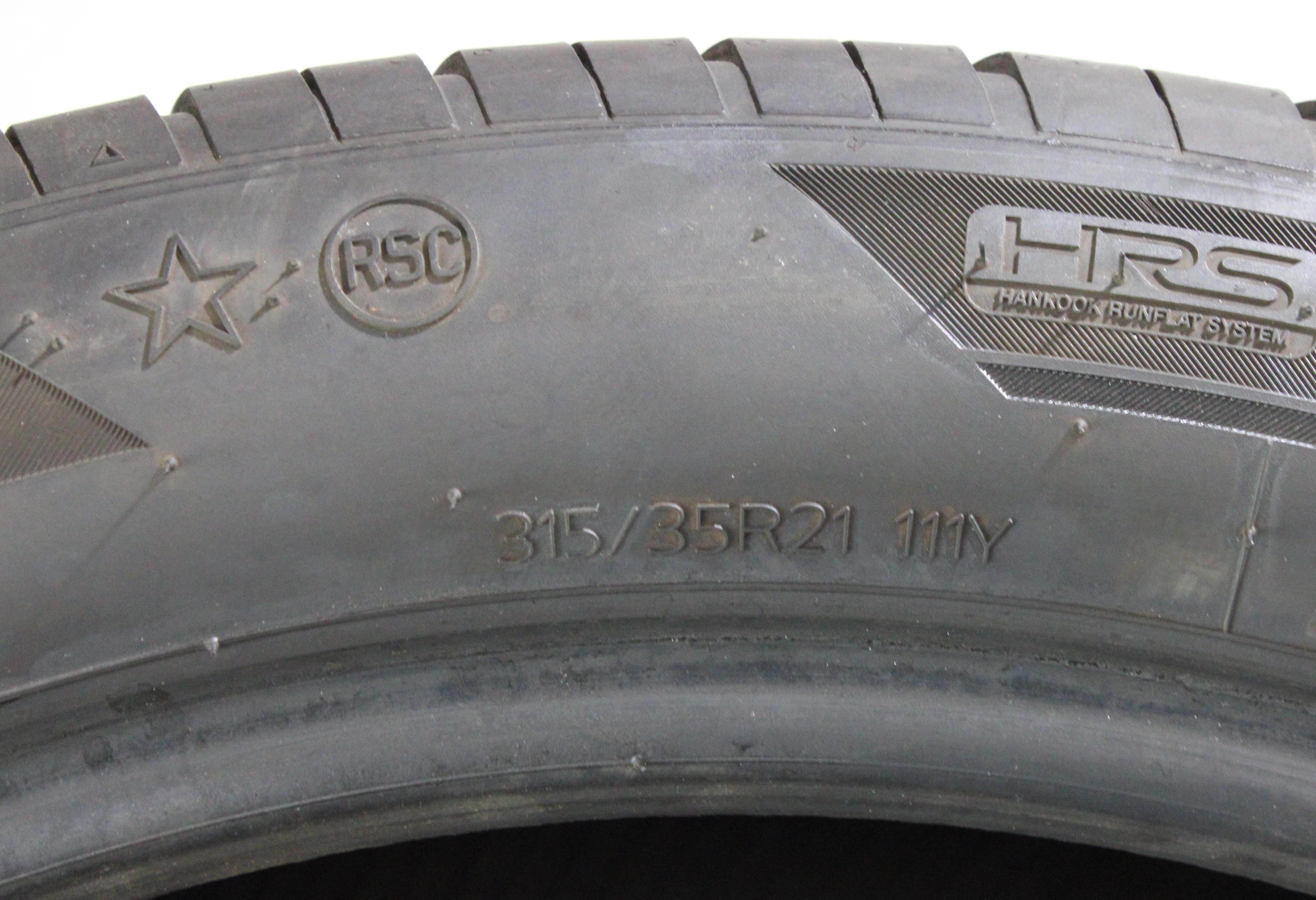 1 x 315/35R21 111Y Sommerreifen Hankook Ventus S1 Evo 3 SUV* Runflat 5,5mm 2025