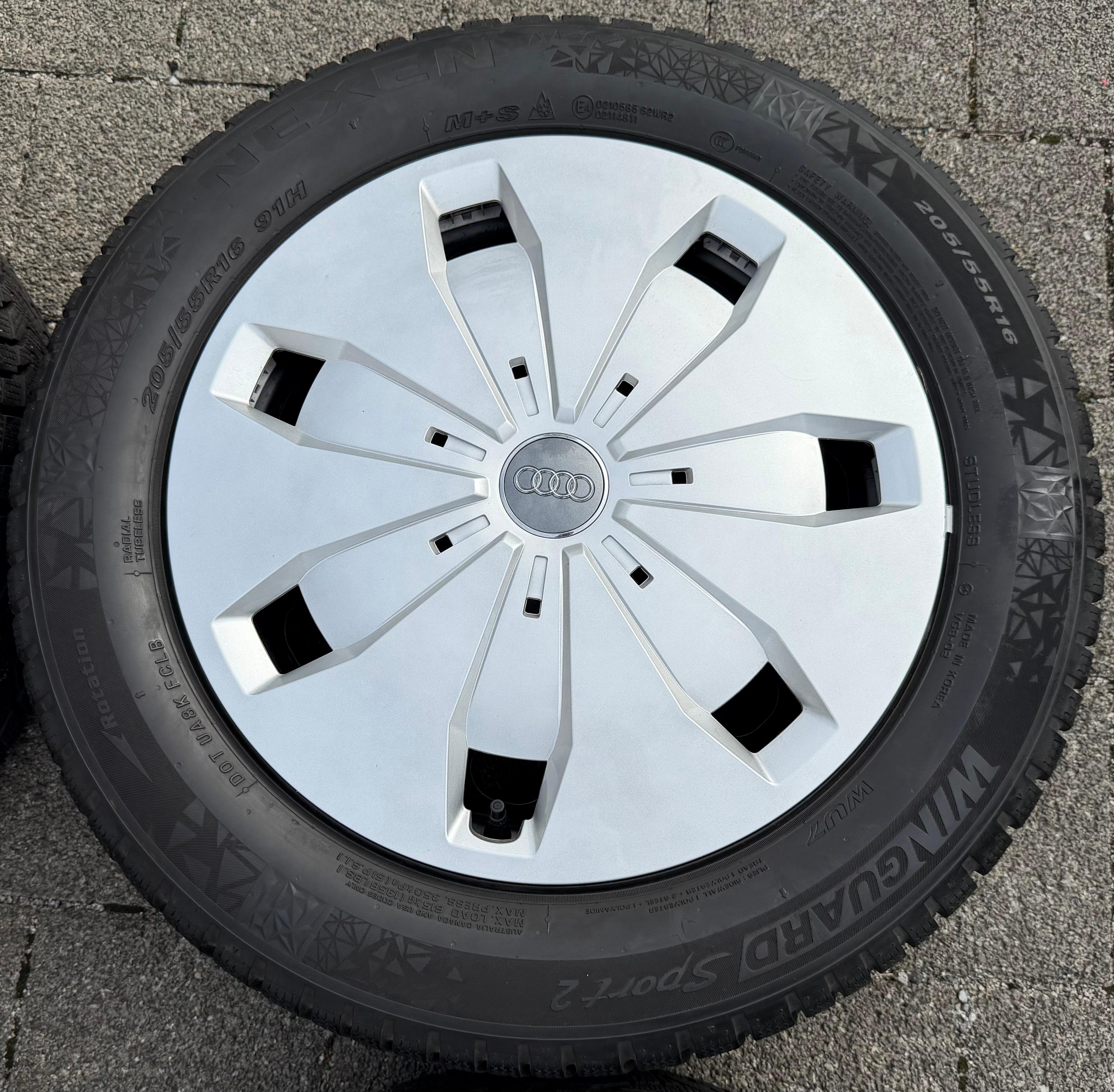 4 Winterräder Audi A3 8V Sportback Cabrio  205/55R16 91H Nexen 8V0601027A 2022