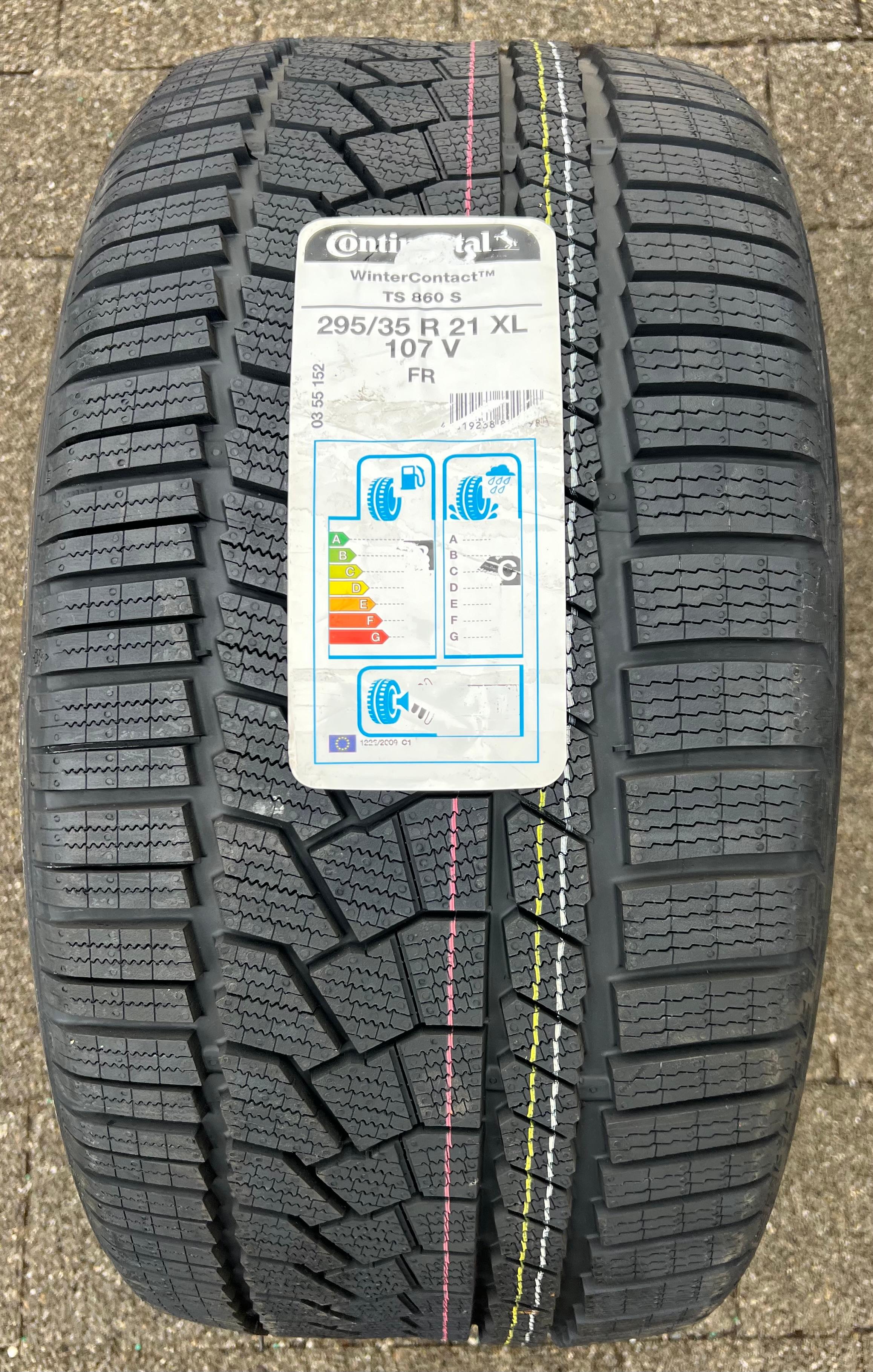 1 x 295/35R21 107V Winterreifen Continental Winter Contact TS860S NEU 2018