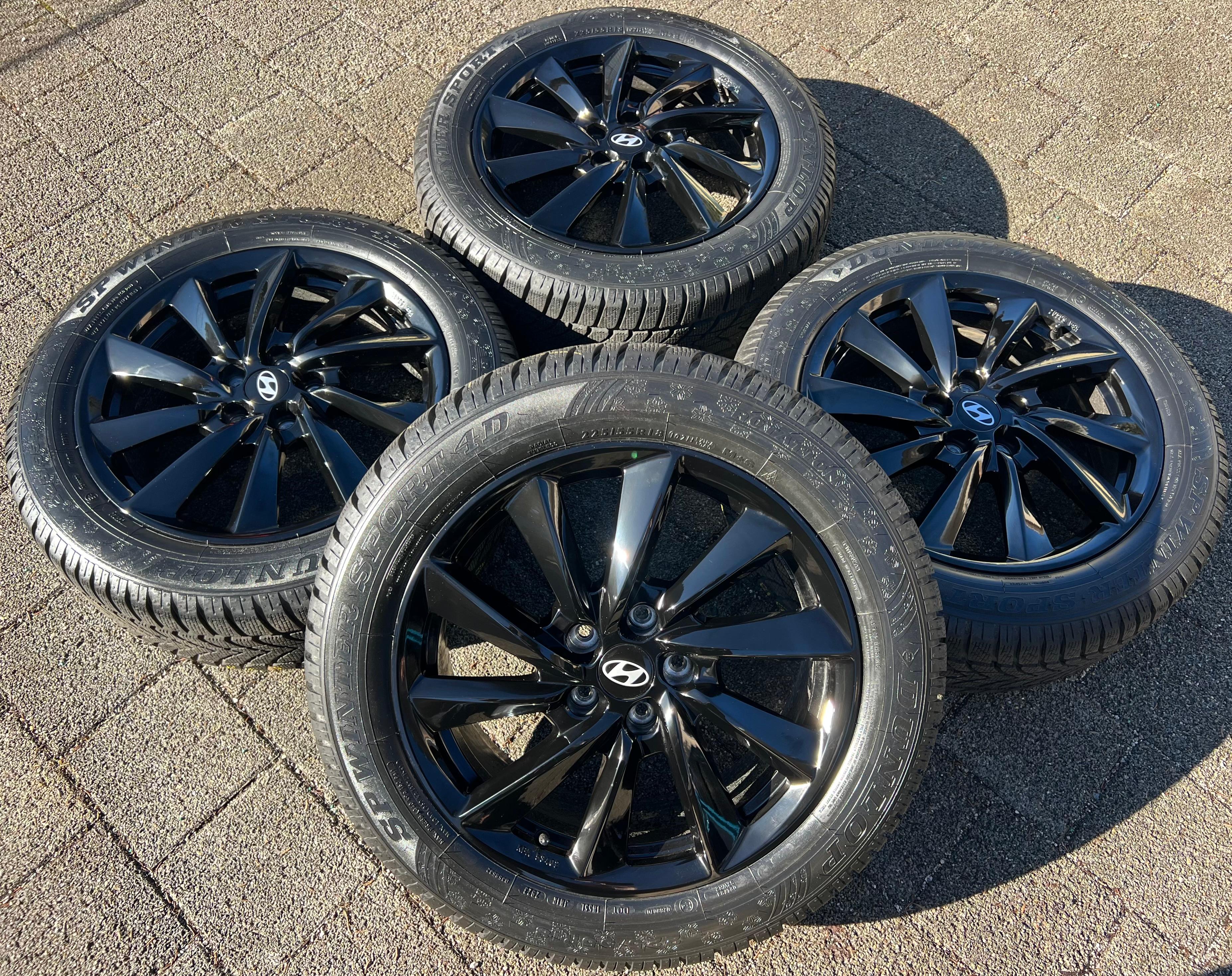 4 ORIGINAL 18" ALU WINTERRÄDER HYUNDAI IONIQ 6 CE TUCSON NX4E 225/55R18 102H RDKS