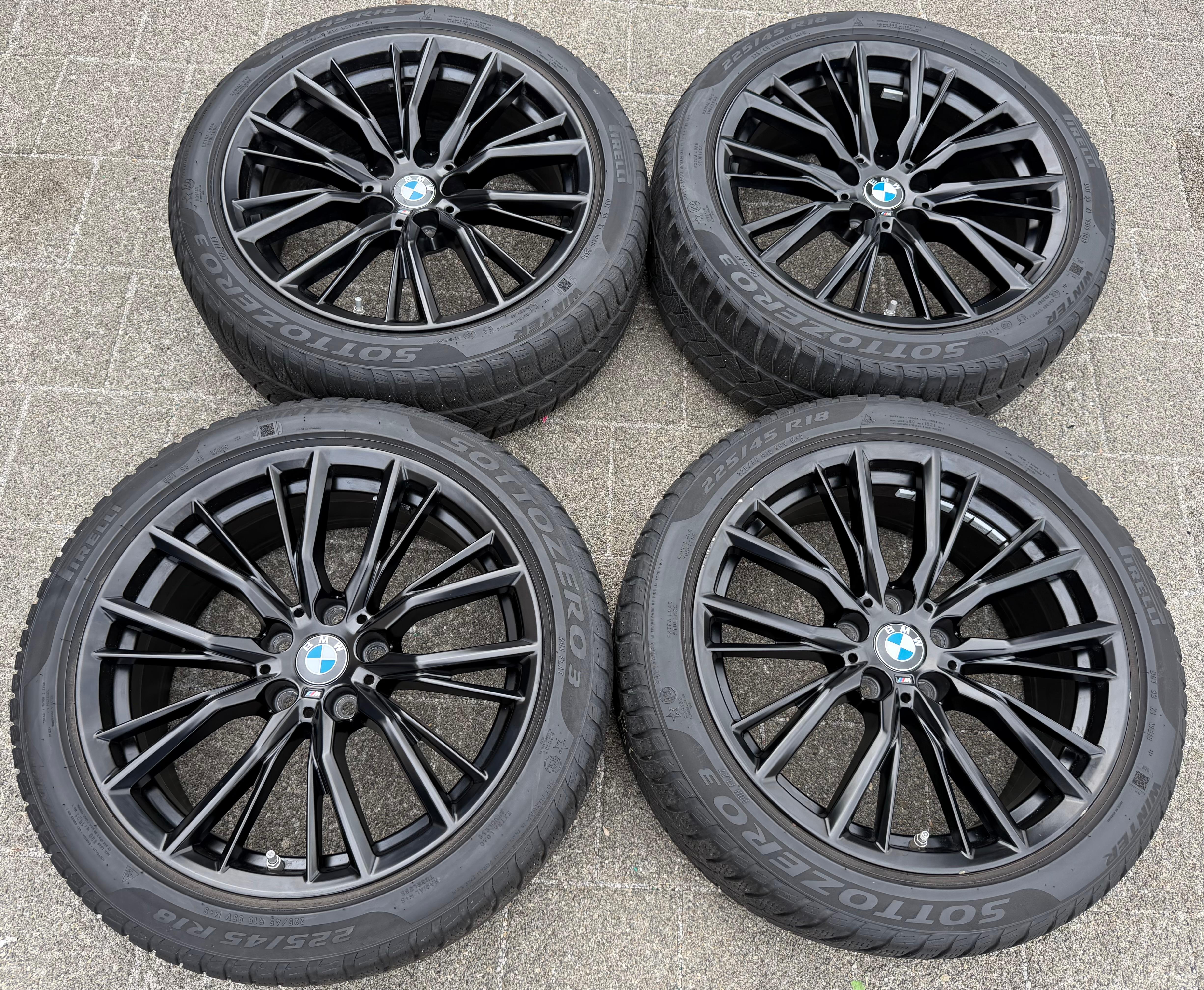 4 Original 18" Alu Winterräder BMW 3ER Reihe G20 G21 4ER G22 G23 2ER G42 M796 RDKS