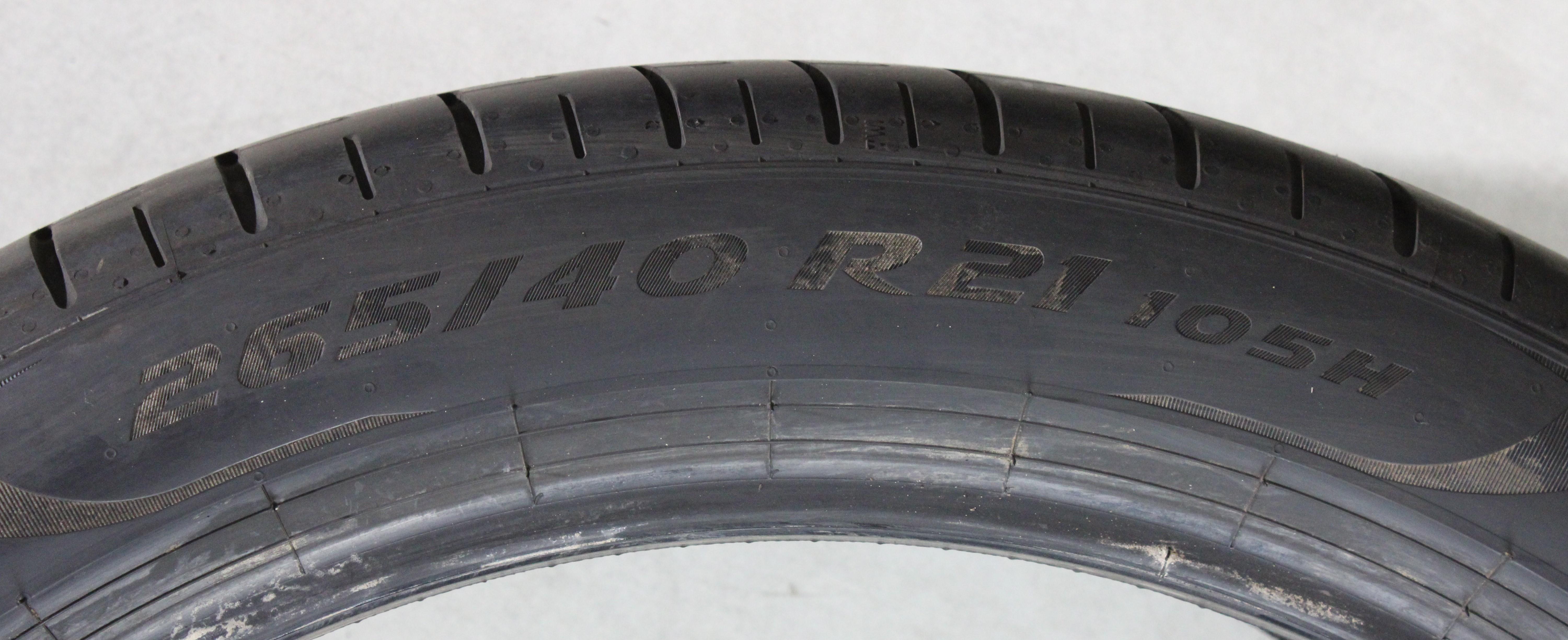 4 x 265/40R21 105H Sommerreifen Pirelli Pzero PZ4 MO-S Elect 5,5-6mm 2024 PNCS XL