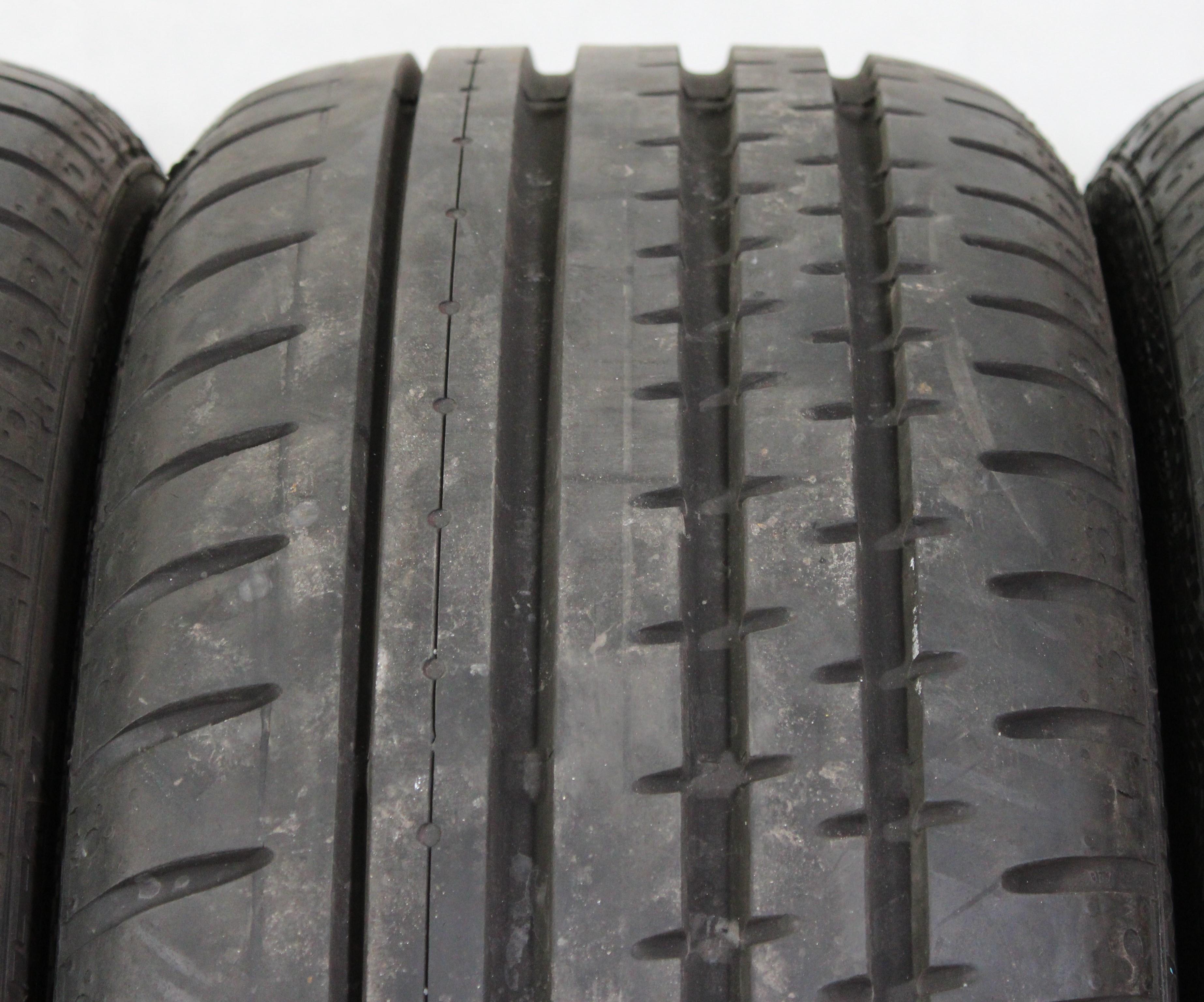 4 x 225/45R17 91V Sommerreifen Continental Sport Contact 2 SSR Runflat 3x6-6,5mm/1x7mm 2017 *