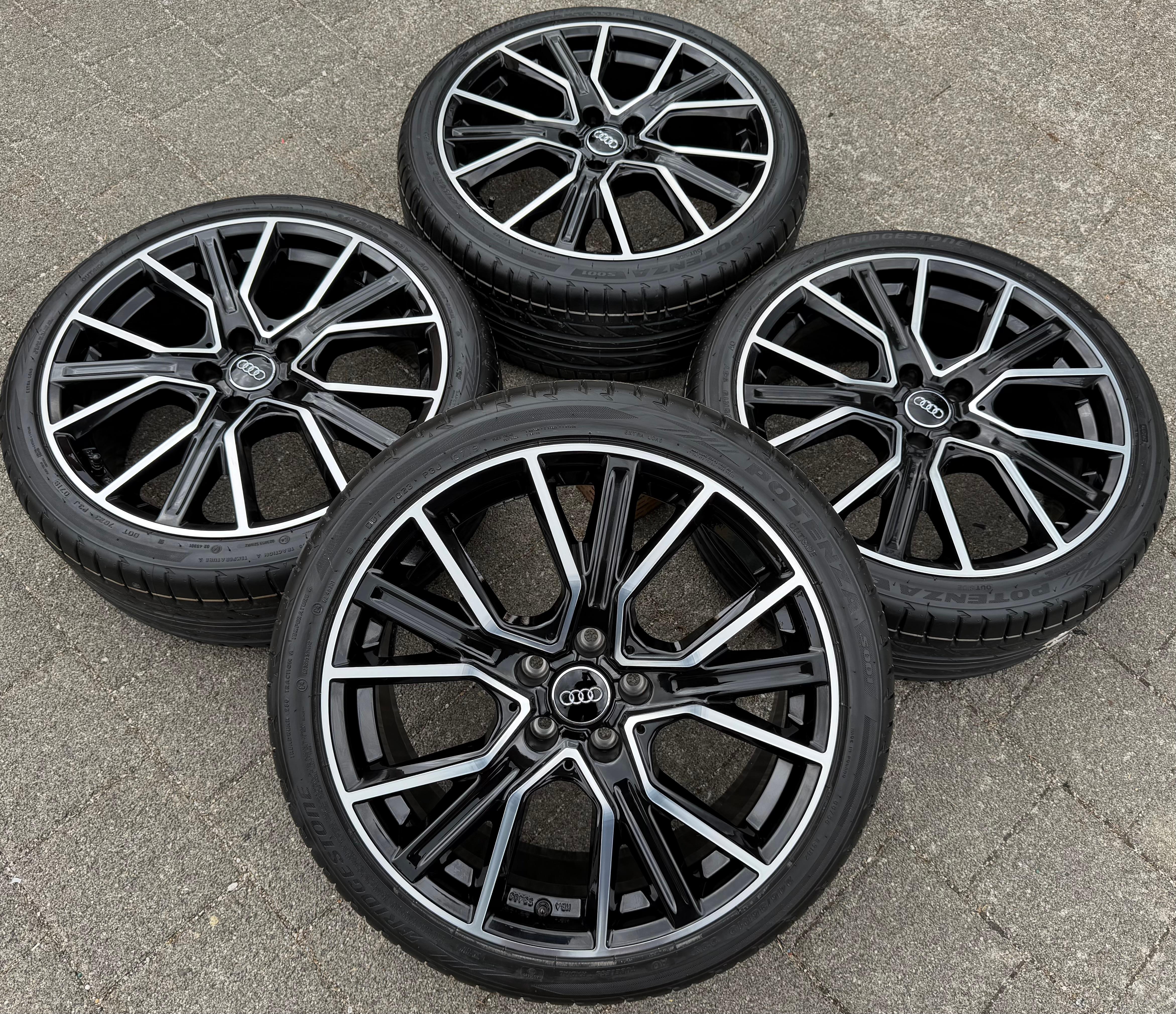 4 llantas de aluminio de 19" para verano para Audi A4, S4, 8K, B8, 8W y B9, con neumáticos Bridgestone 245/35R19 93Y