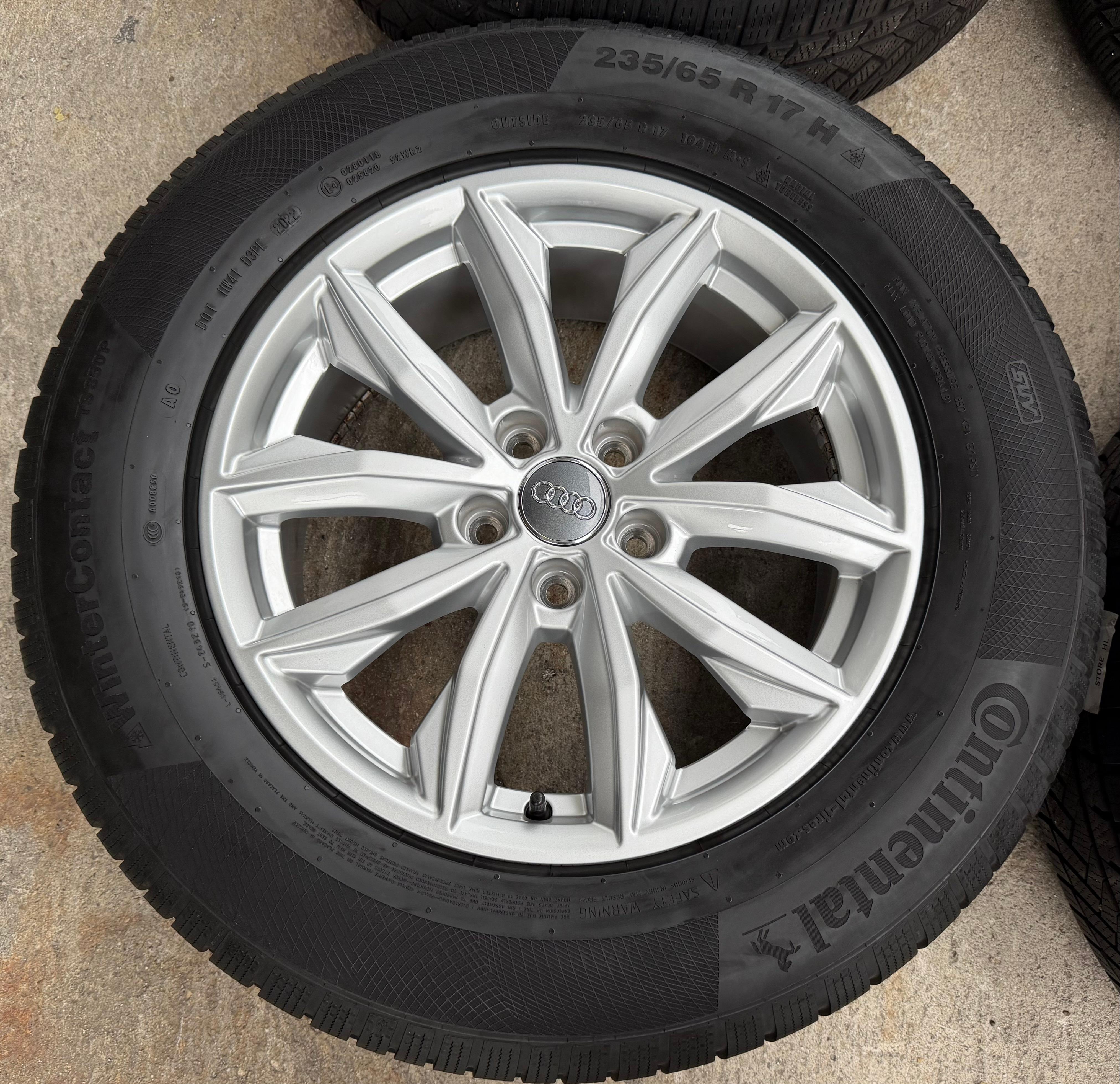 4 Original 17" Alufelgen Audi Q5 FY 80A601025J 7x17 ET34 Felge