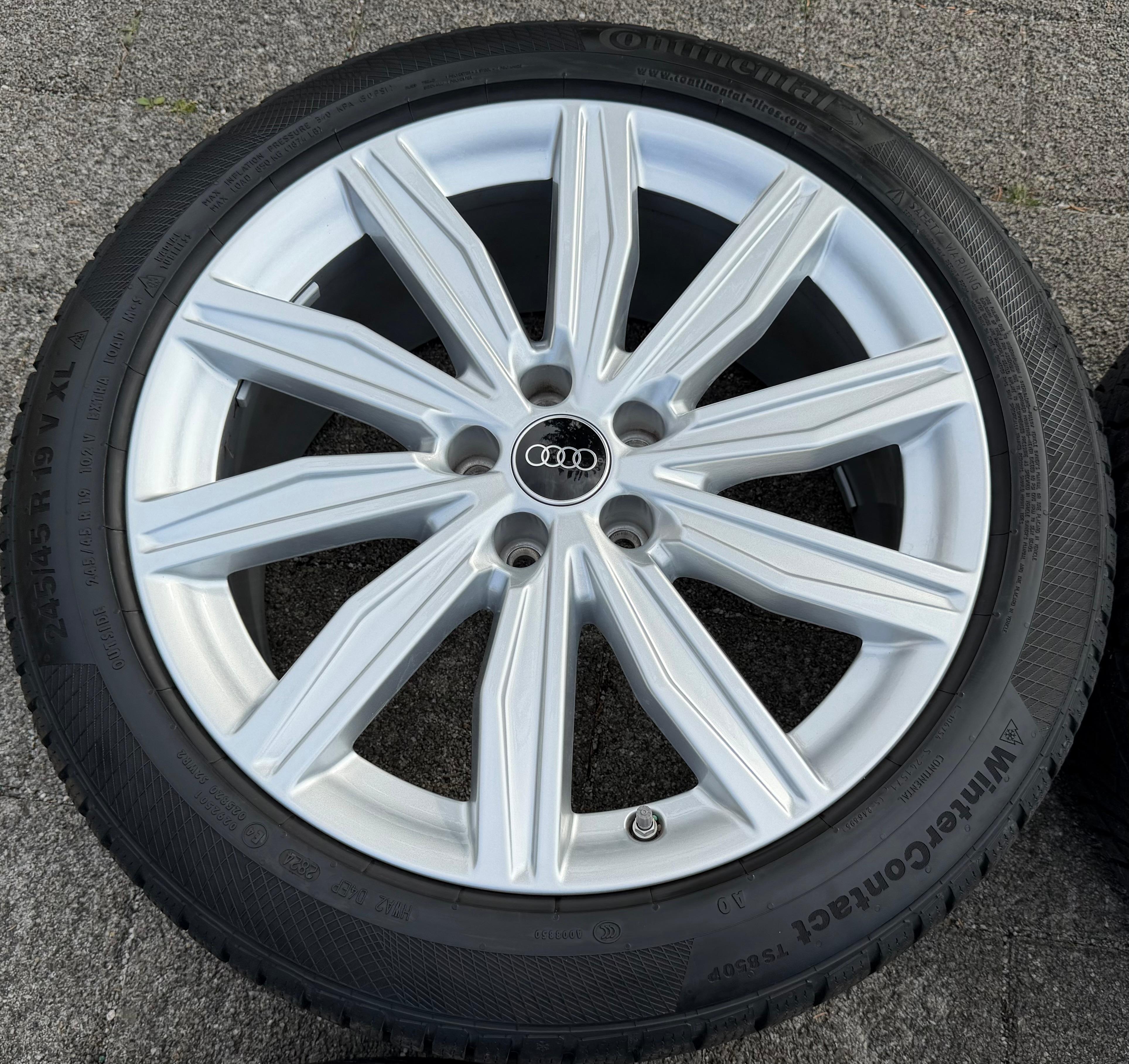 4 Original 19" Alu Winterräder Audi A6 S6 C8 4K F2 4K0601025DS 245/45R19 102V 2024 RDKS