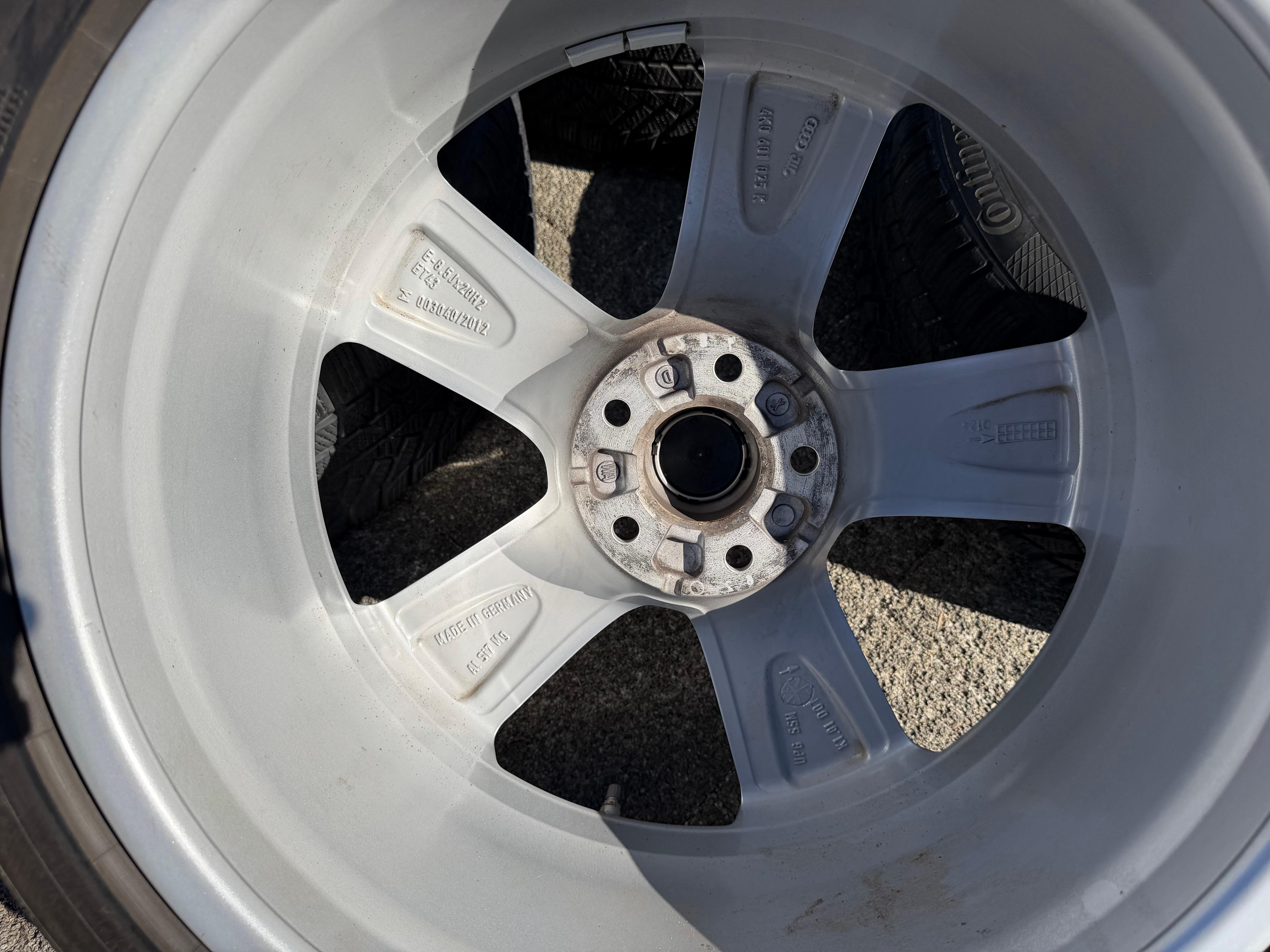 4 Original 20" Alu Winterräder Audi A6 S6 C8 F2 4K0601025K 2022 255/40R20 101W Continental