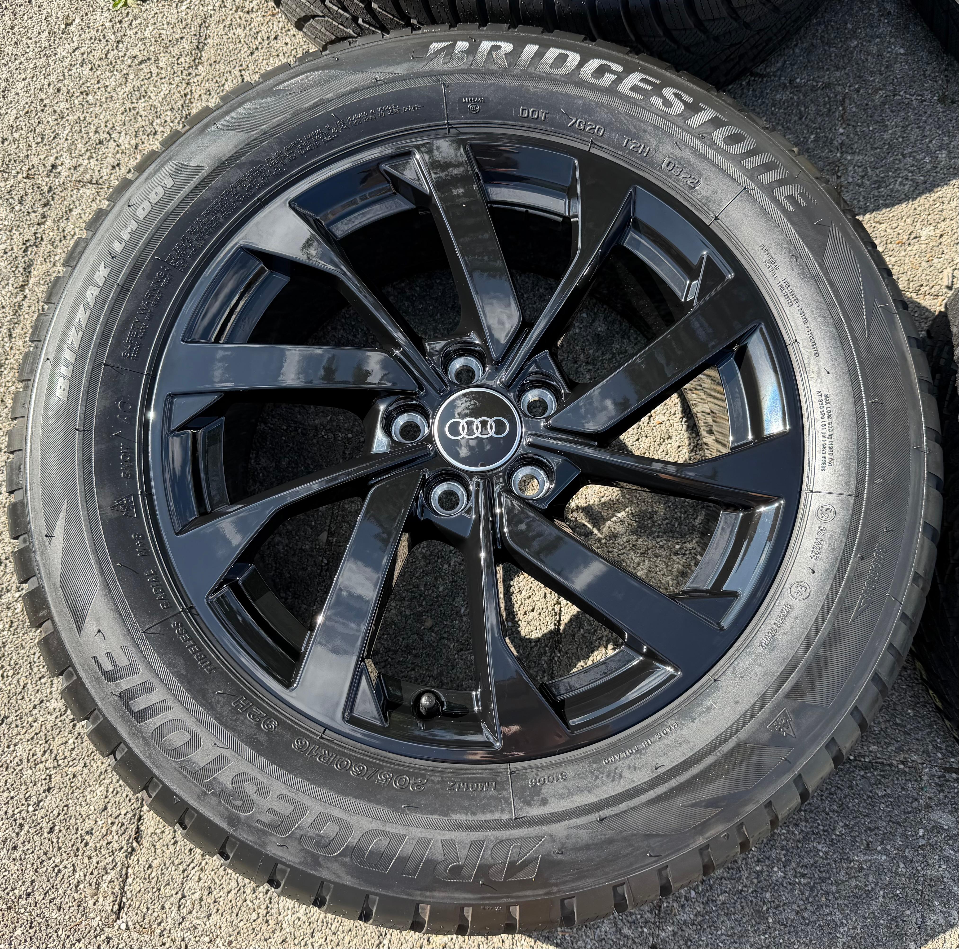 4 llantas de aluminio originales de invierno para Audi A1 Allstreet City Carver GBH 82B071496 Bridgestone 2022