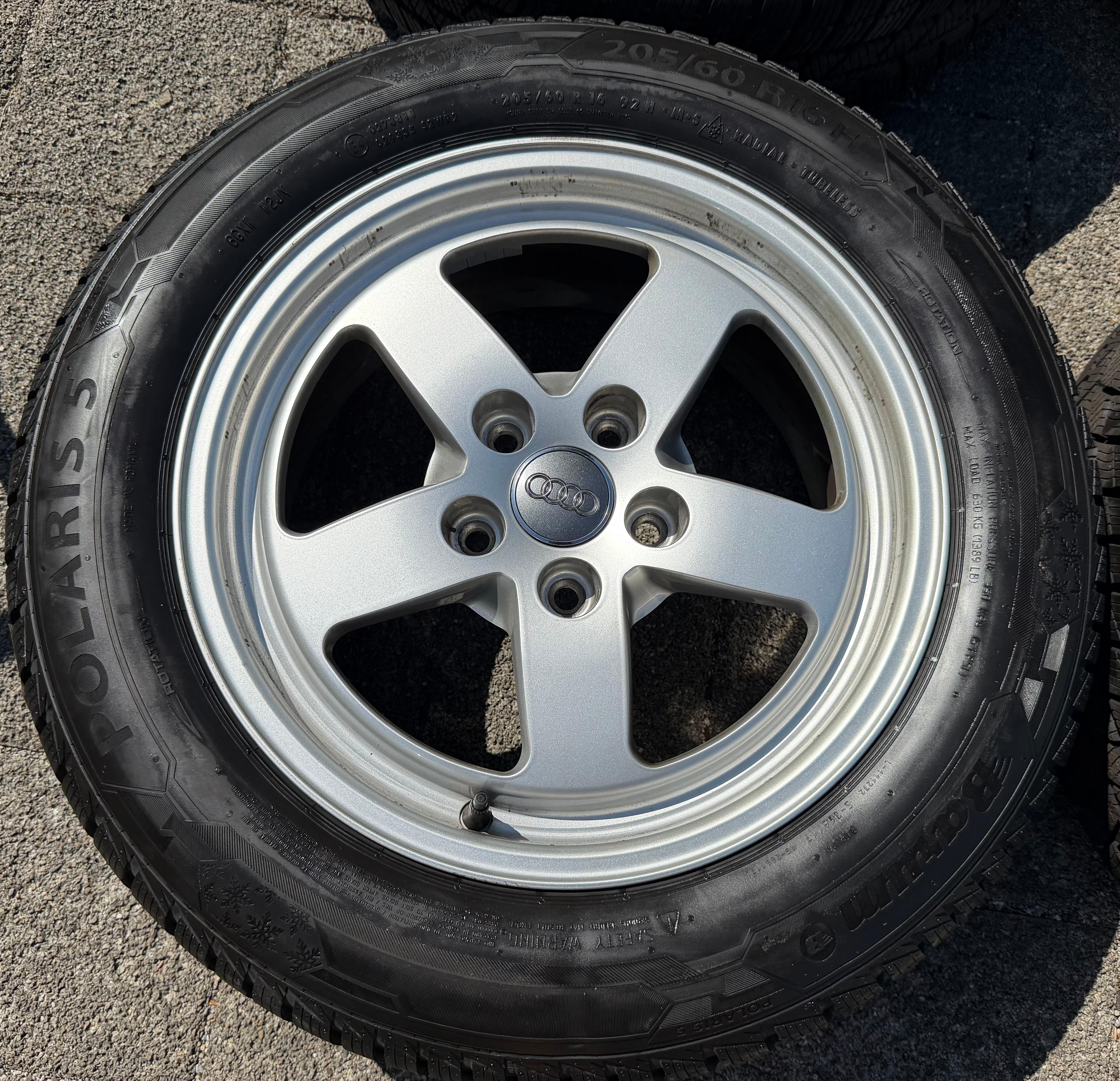 4 RUEDAS DE ALEACIÓN ORIGINALES DE INVIERNO PARA AUDI A4 B9 8W 205/60R16 92H 8W0601025 2022
