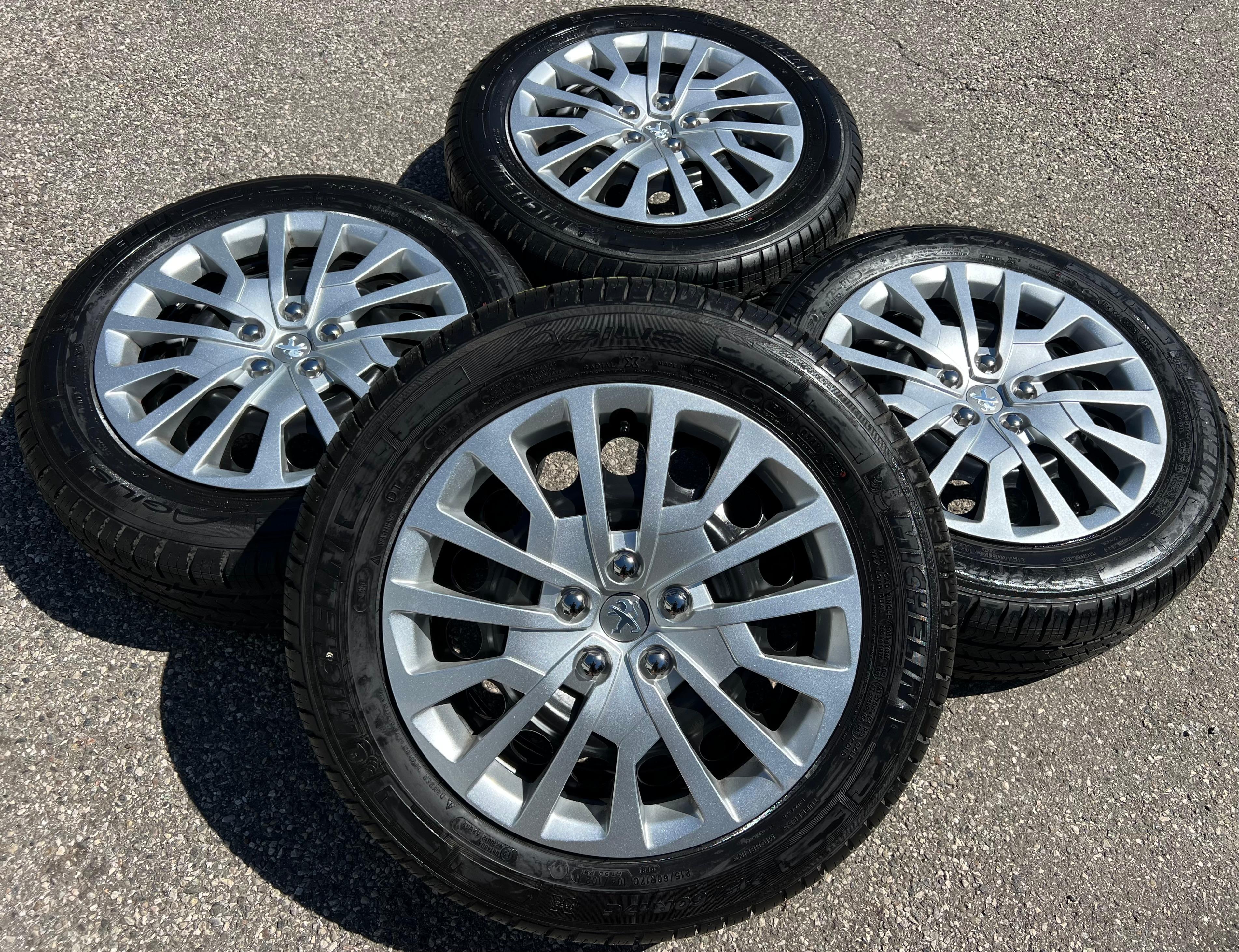 4 ZOMERWIELEN PEUGEOT EXPERT V 215/60R17C 104/102H MICHELIN AGILIS 2023 GRATIS LEVERING