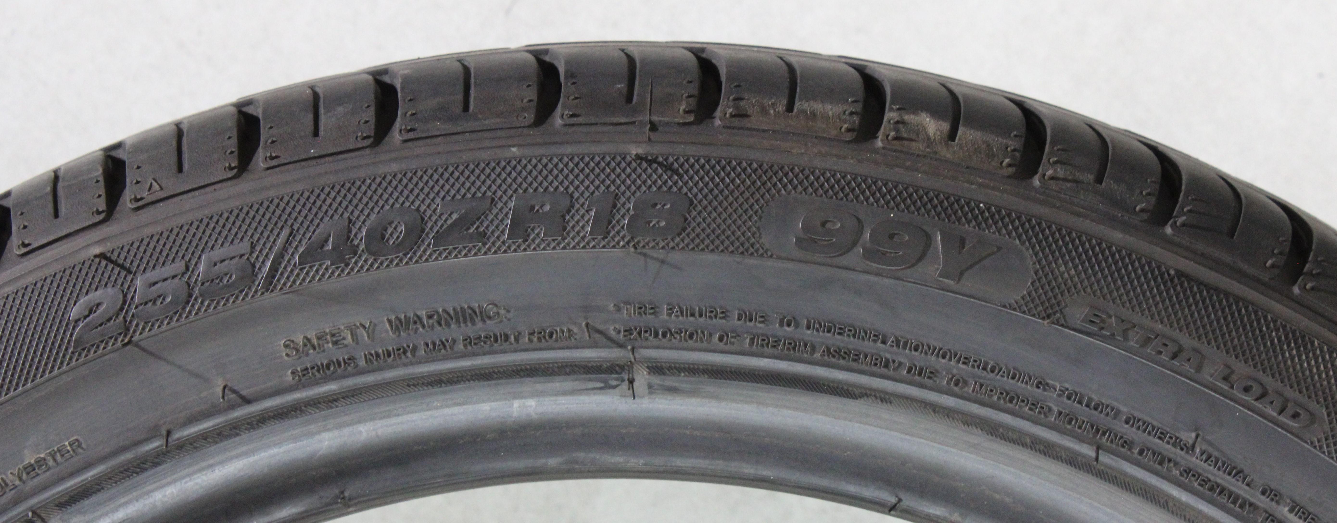 2 x 255/40R18 99Y Sommerreifen Westlake Sport SA-37 5,5-6mm 2024 XL