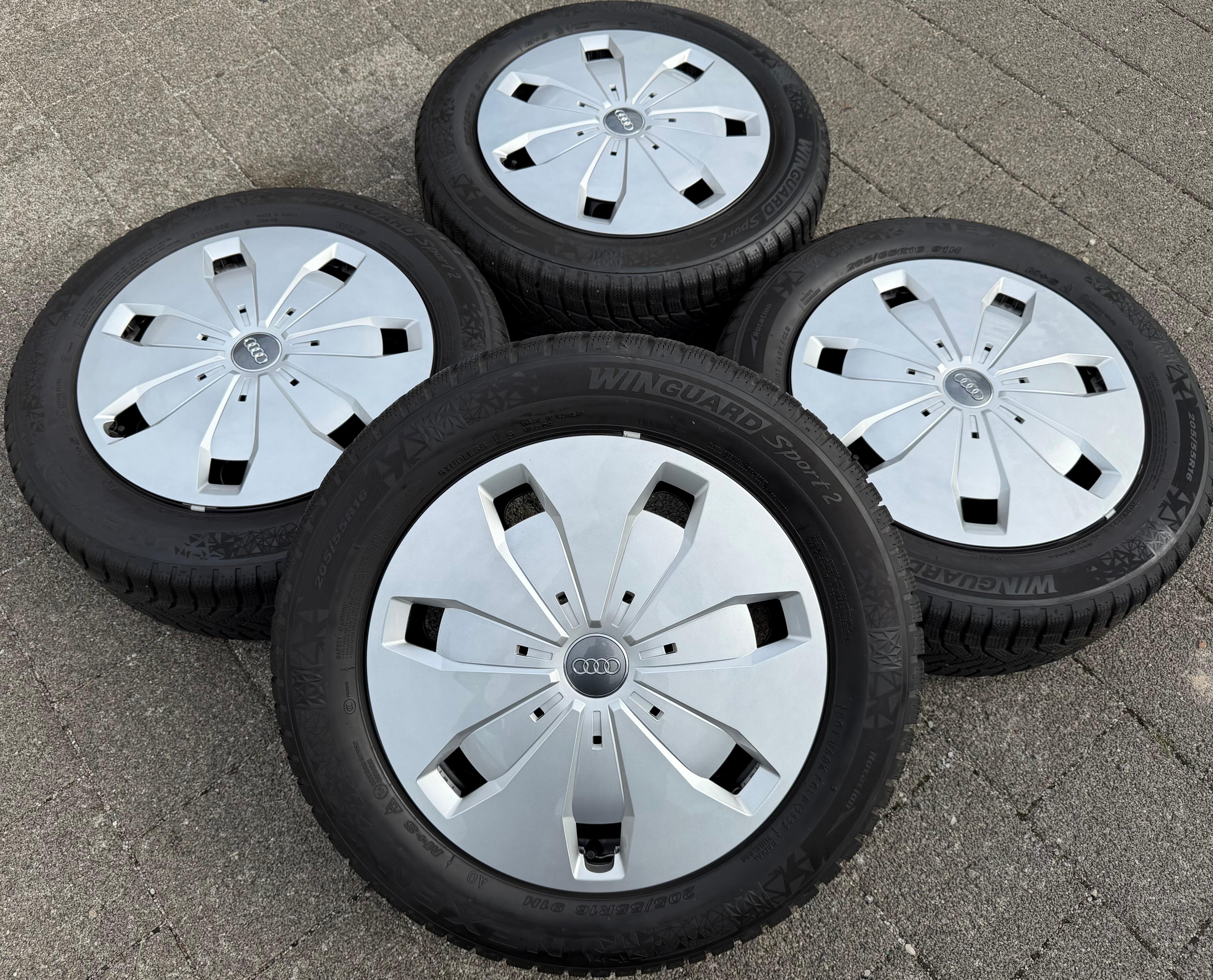 4 Winterräder Audi A3 8V Sportback Cabrio  205/55R16 91H Nexen 8V0601027A 2022
