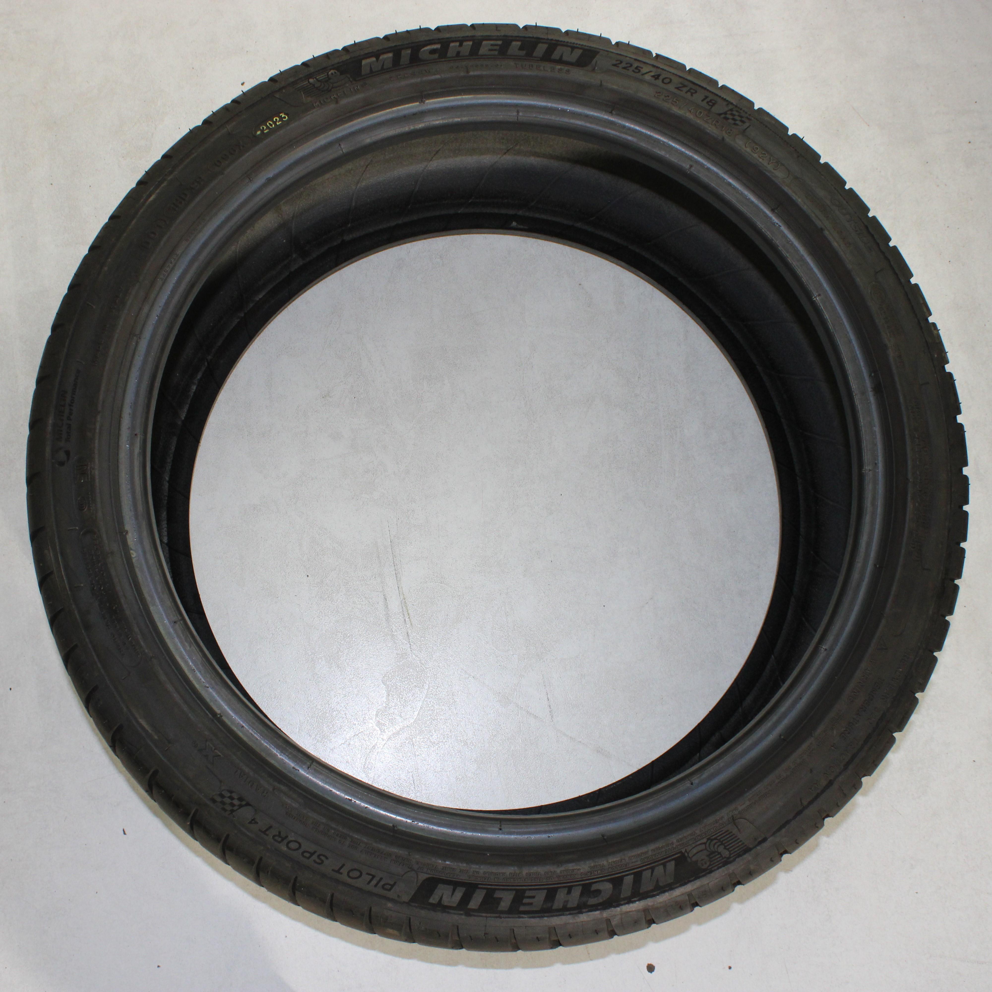 2 x 225/40R18 92Y Sommerreifen Michelin Pilot Sport 4 6-6,5mm 2023 XL