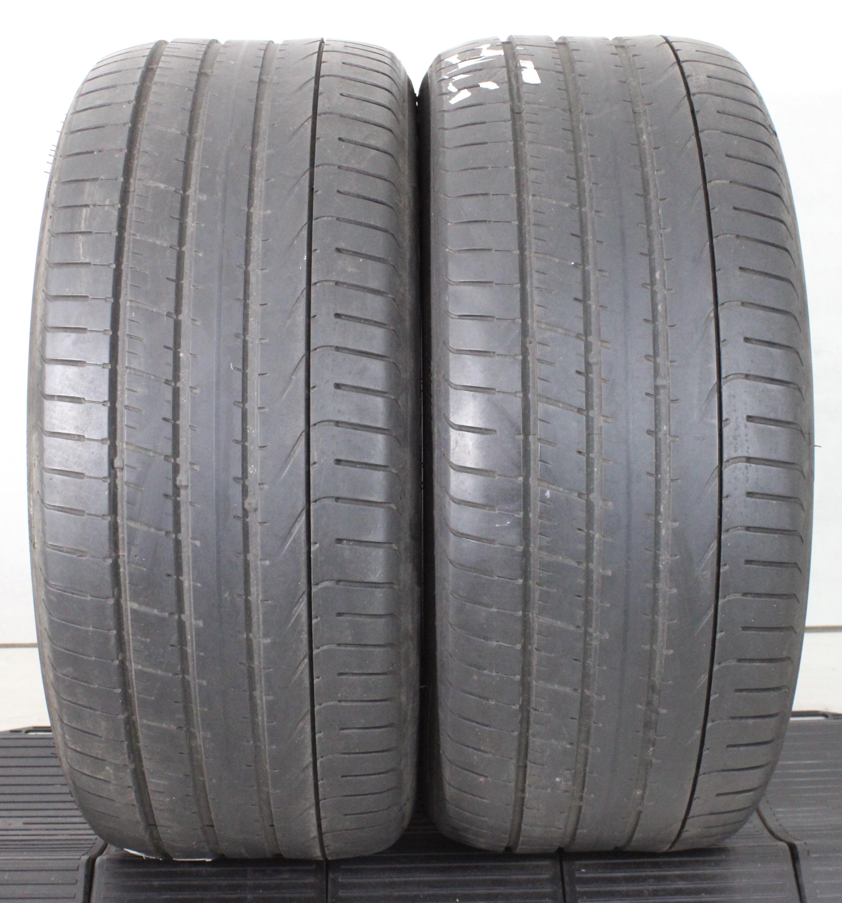 2 x 275/40R19 101Y Sommerreifen Pirelli PZero Runflat in der Mitte 3,5-4mm und auf den Schultern 5mm. 2019 *