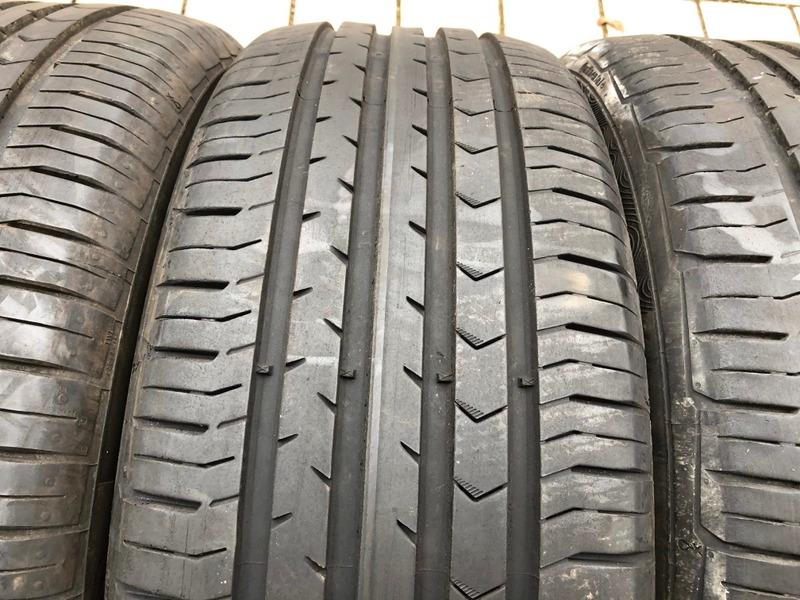 4 x 215/55R17 94V Sommerreifen Continental Premium Contact 5 2x 6,5-7mm und 2x 5-5,5mm 2016