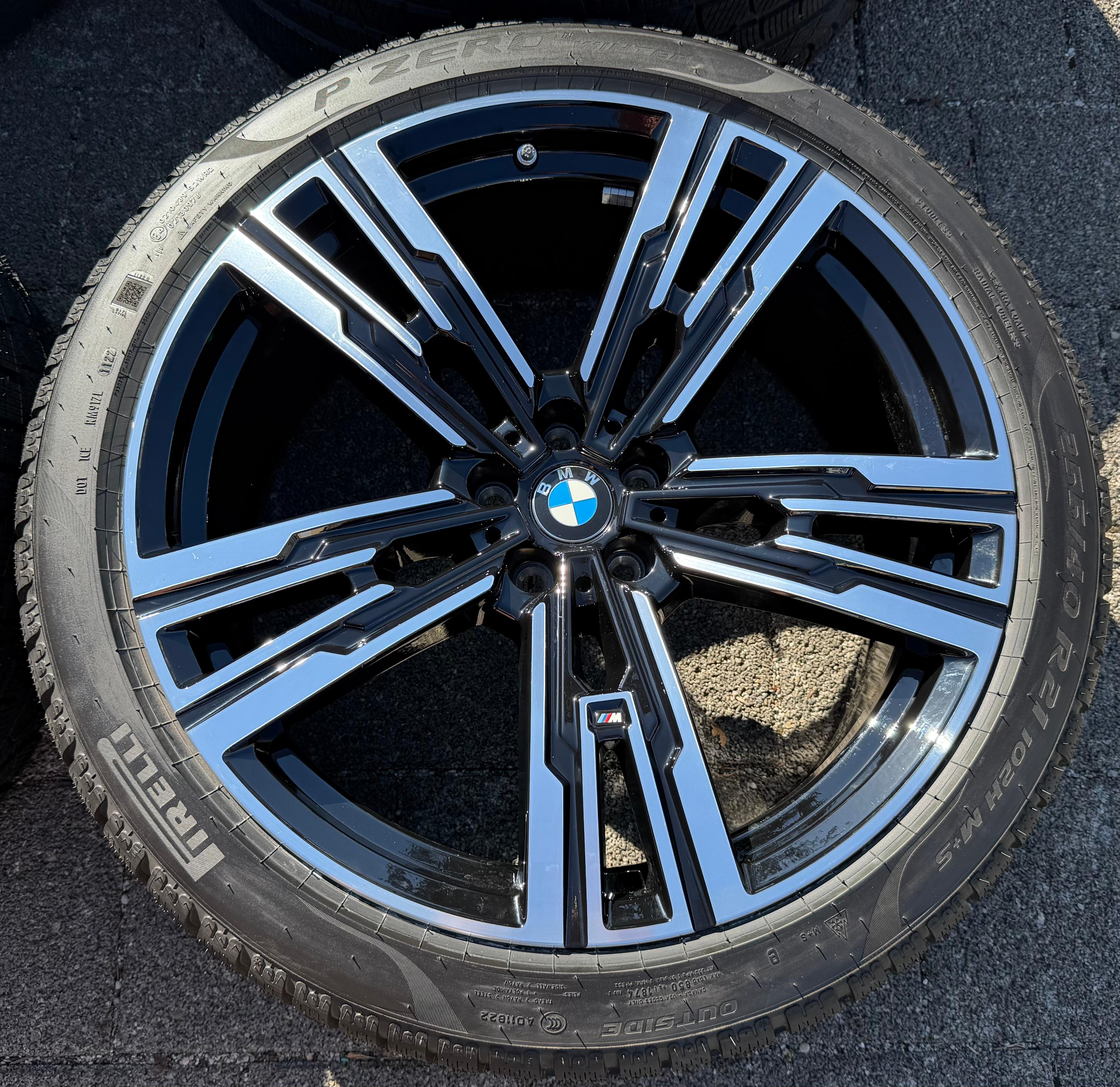 4 Original 21" Alu Winterräder BMW 7ER Reihe i7 G70 X3 G45 Styling 908M RDKS