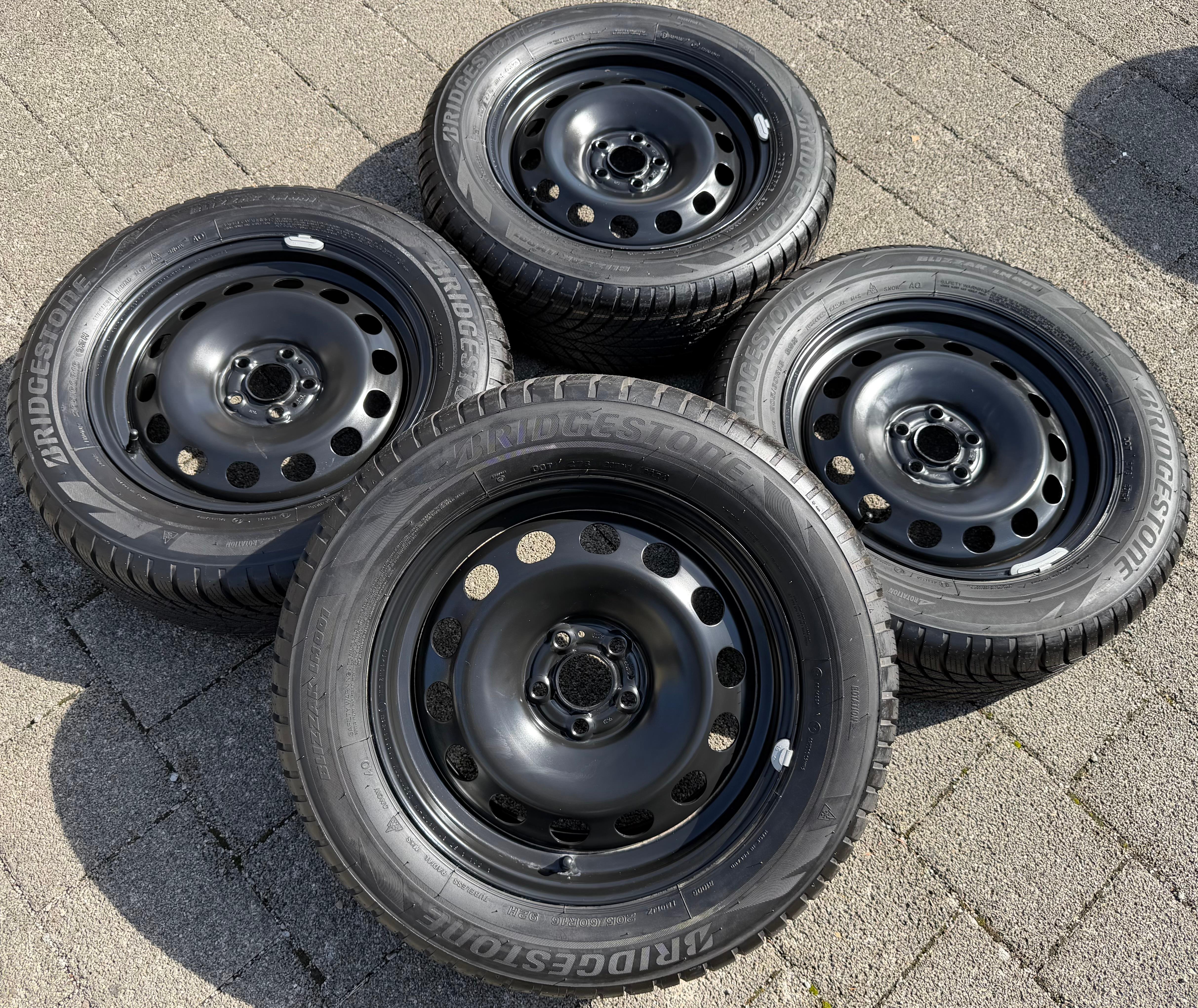 4 Winterräder VW T-Cross C1 Taigo CS Skoda Scala Kamiq 205/60R16 92H Bridgestone