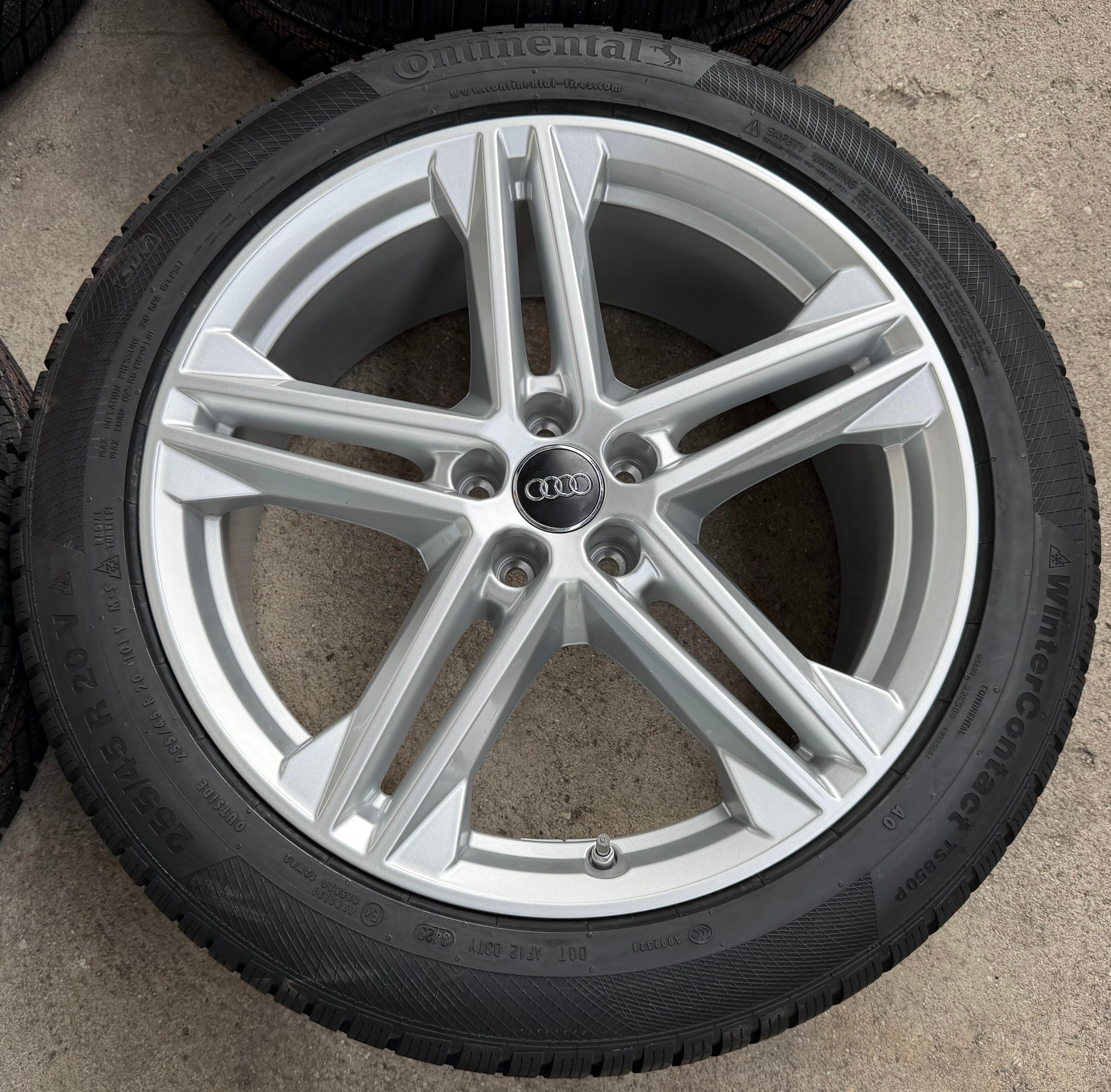 4 Original 20" Alu Winterräder AUDI Q5 SQ5 FY 80A601025L 255/45R20 101N Continental NEU
