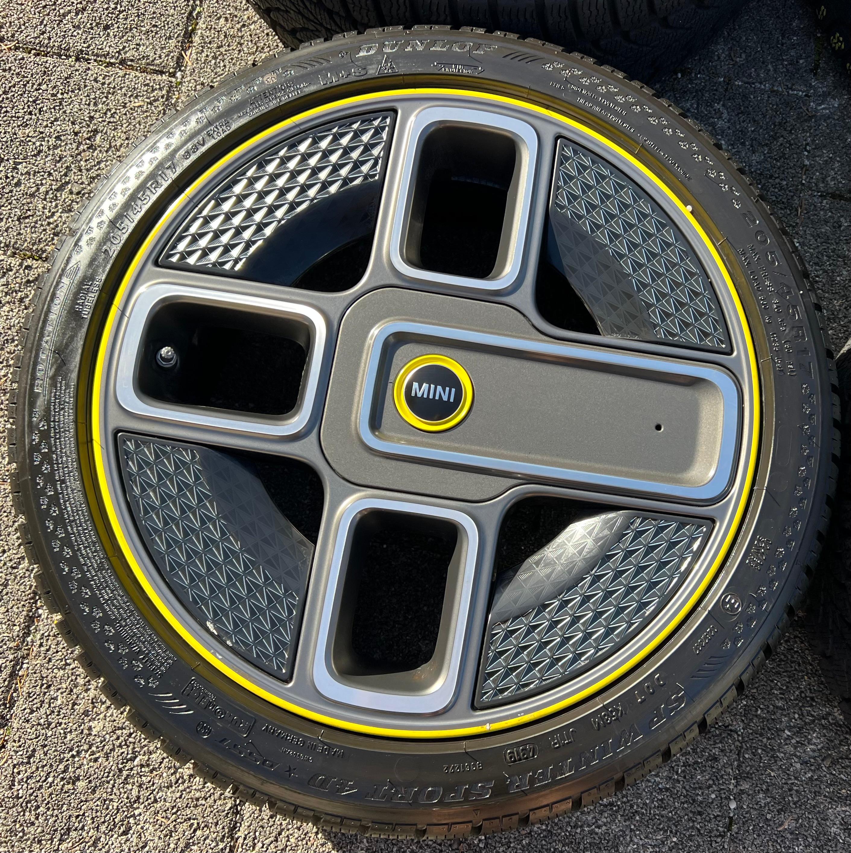 4 LLANTAS ORIGINALES DE INVIERNO DE ALUMINIO 17" MINI F55 F56 F57 ELECTRIC POWER SPOKE 737 6889171