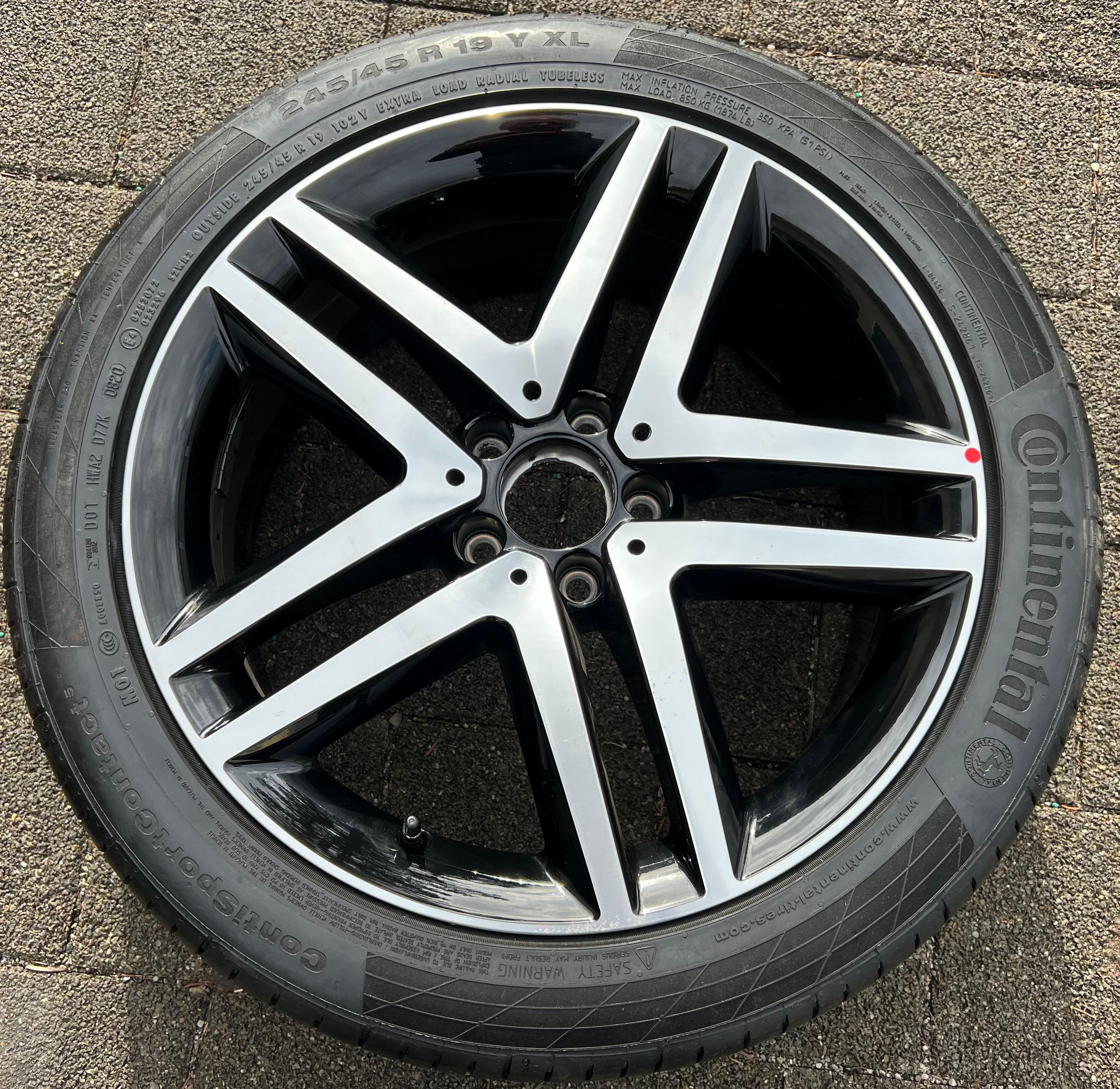 1 X ORIGINAL 19" ALUFELGE MERCEDES VITO VIANO W447 A4474011500 245/45R19 102Y