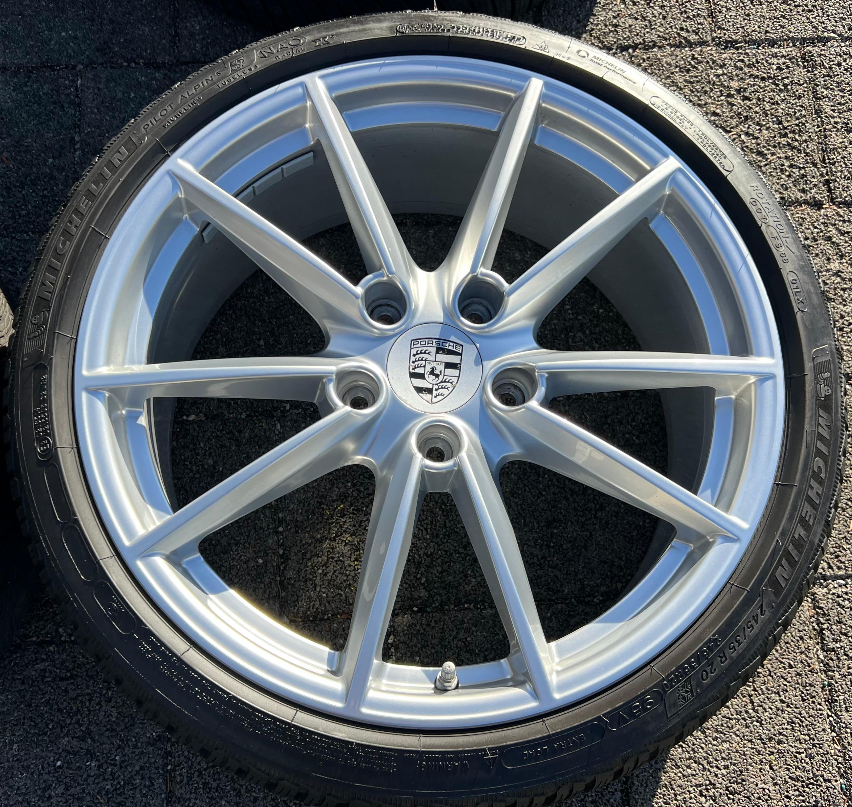 4 ORIGINELE 20" 21" LICHTMETALEN WINTERWIELEN PORSCHE 911 992 992601025C 992601025D RDKS