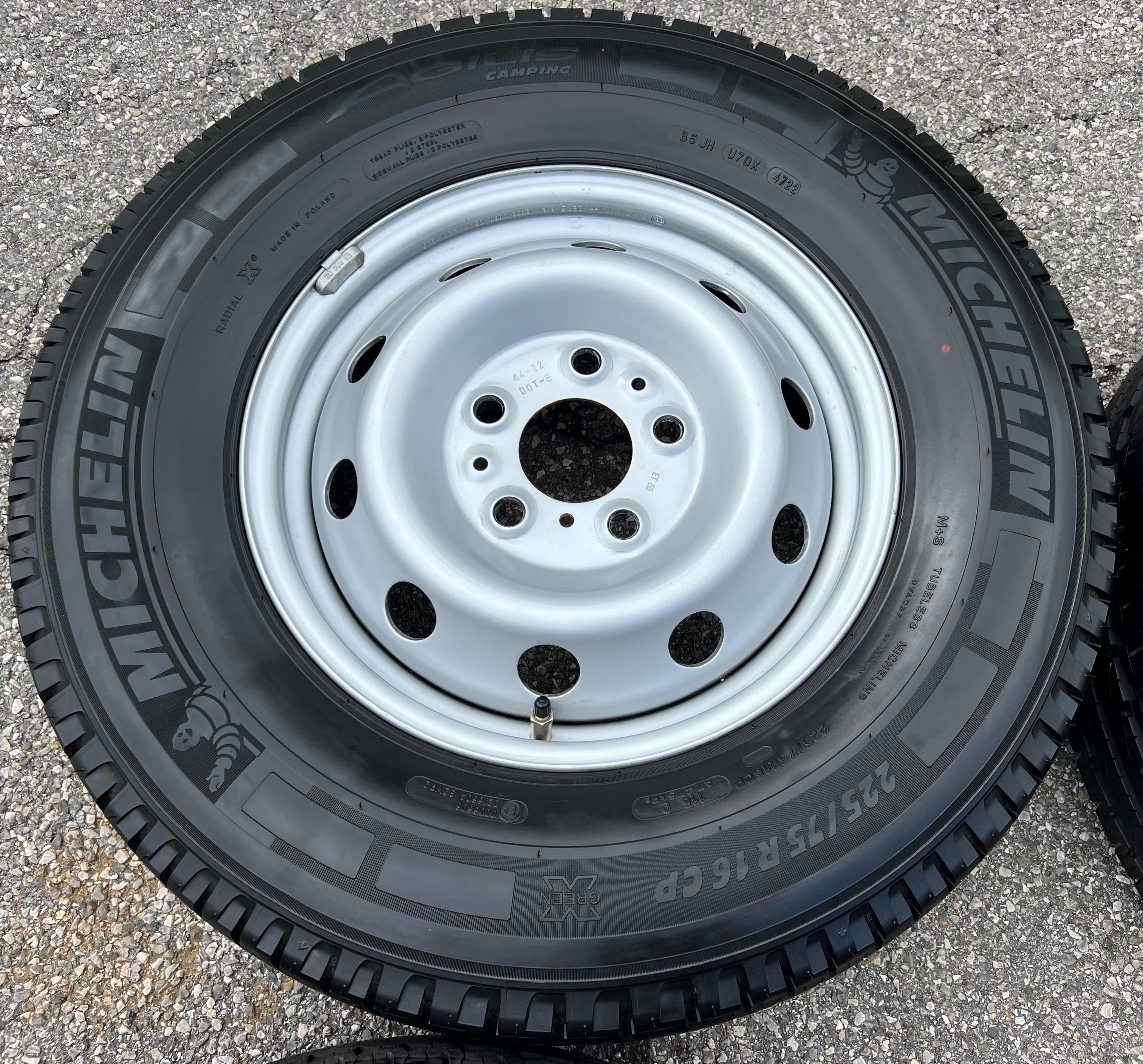 4 ROUES D'ÉTÉ PEUGEOT BOXER FIAT DUCATO CITROEN JUMPER 5x130 225/75R16C 2022