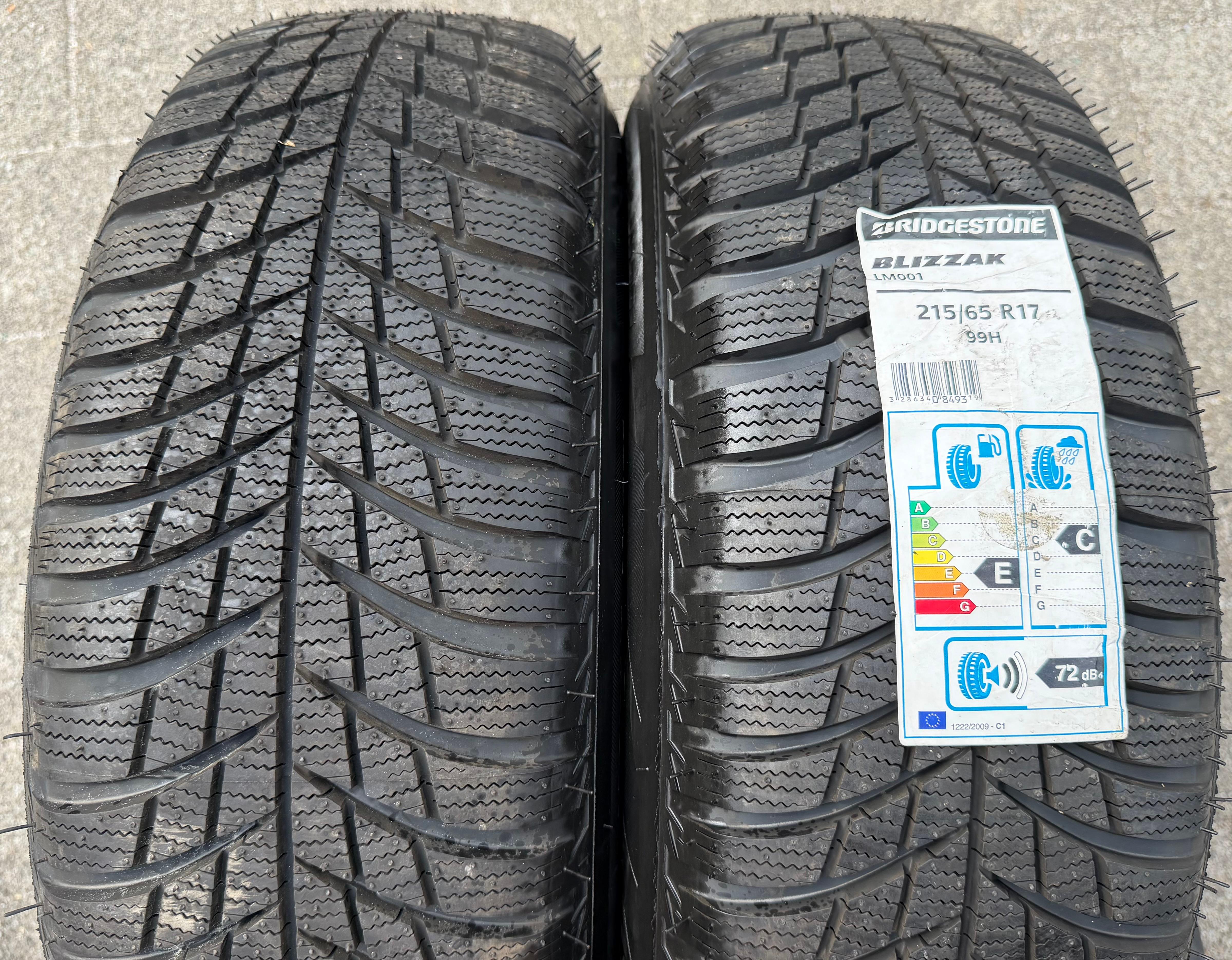 2 x 215/65R17 99H Winterreifen Bridgestone Blizzak LM001 NEU 2018