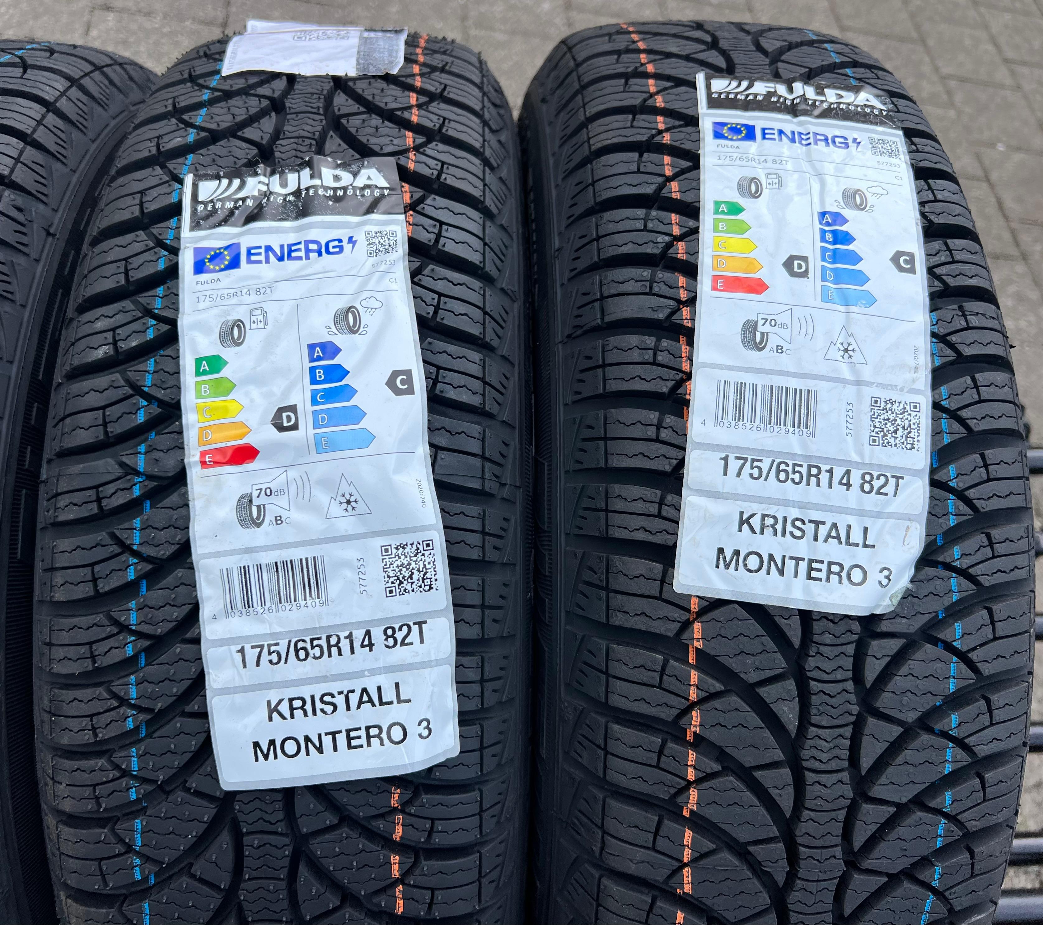 4 llantas de aluminio de 14" para invierno para VW UP!, SEAT MII y ŠKODA CITIGO, 175/65R14 82T, FULDA 2023, nuevas