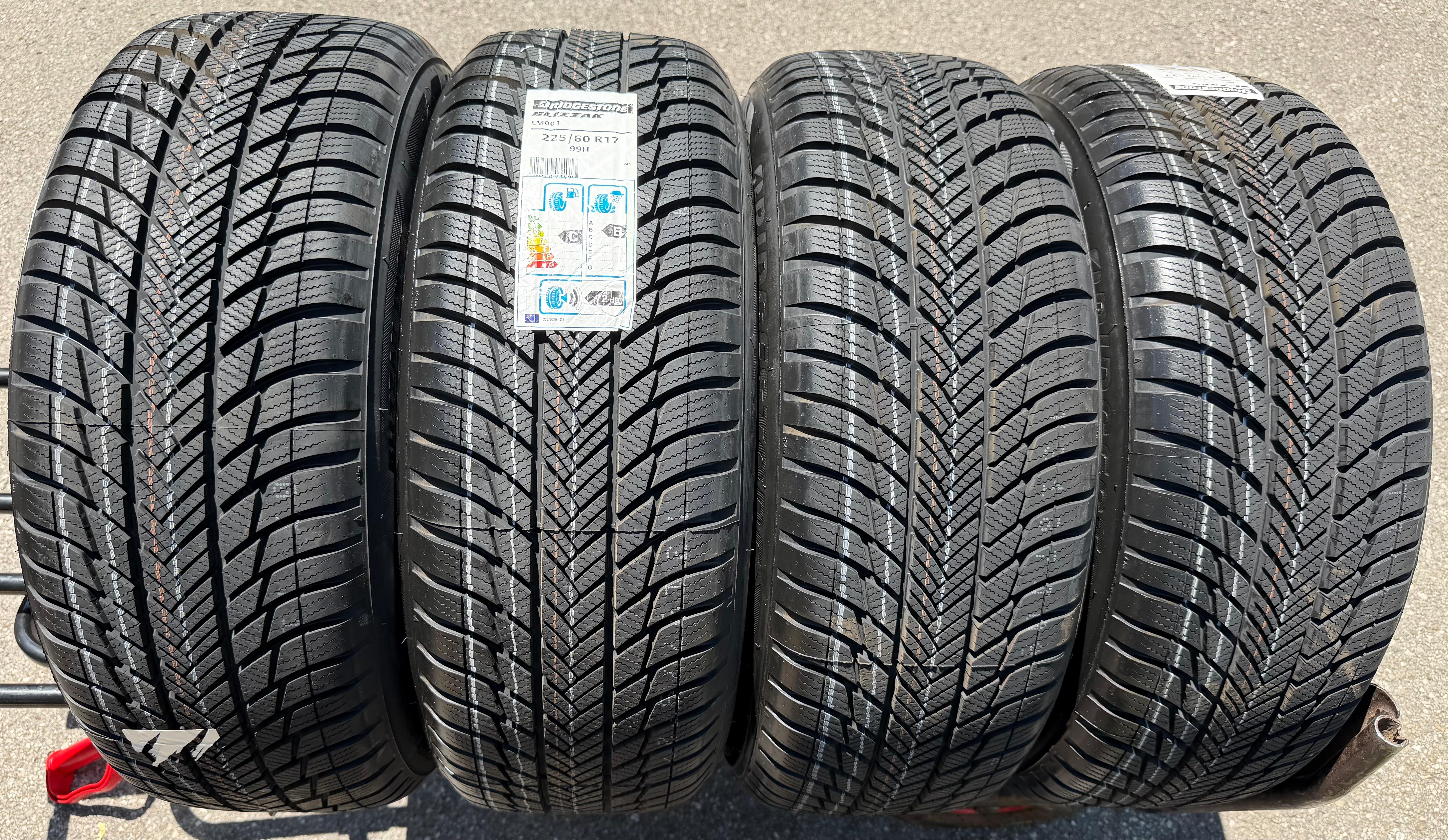 4 Original 17" Alu Winterräder Audi A6 4K C8 F2 225/60R17 99H 4K0601025 Bridgestone