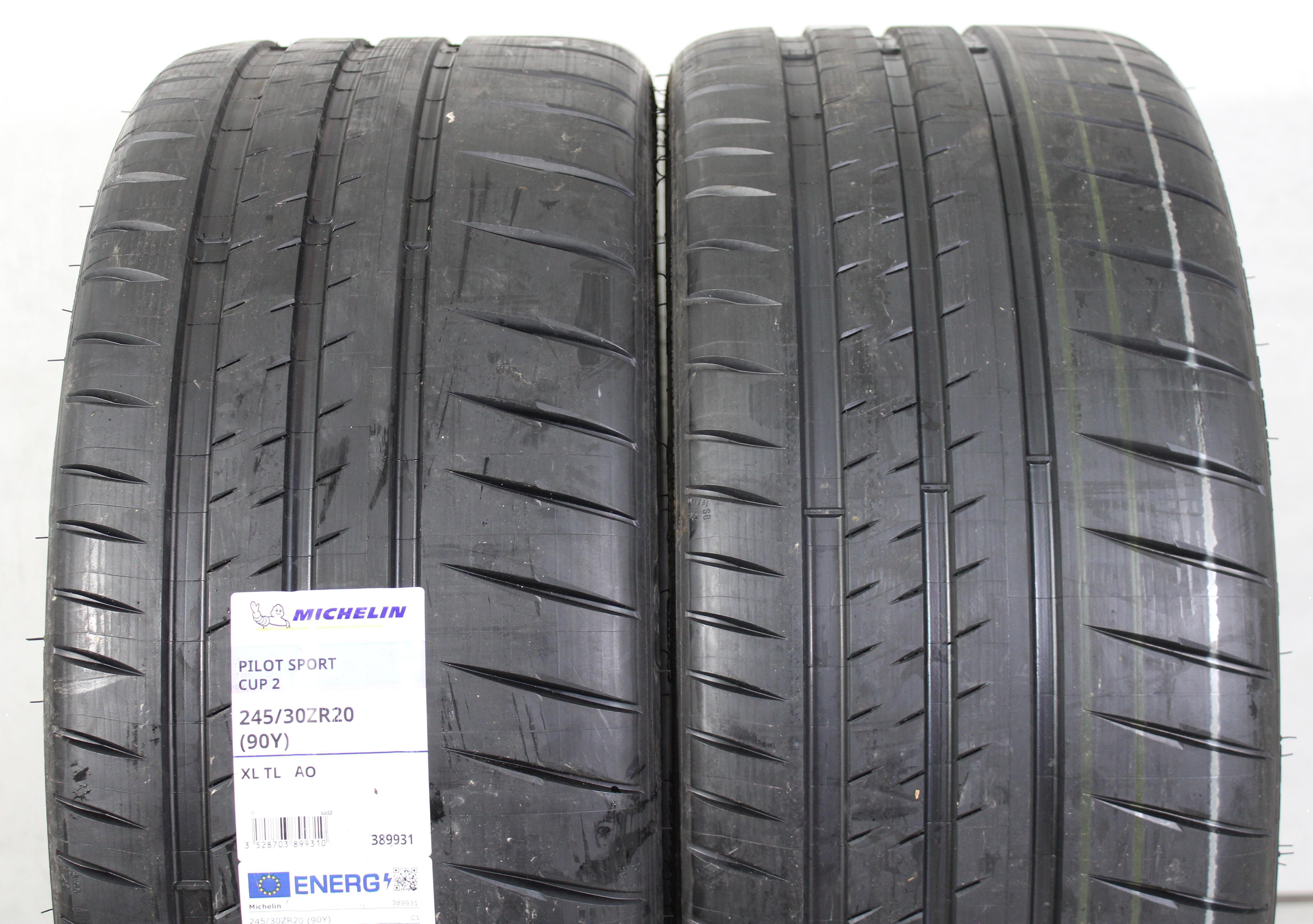 2 x 245/30R20 90Y Sommerreifen Michelin Pilot Sport Cup 2 2022 AO NEU FREIHAUS