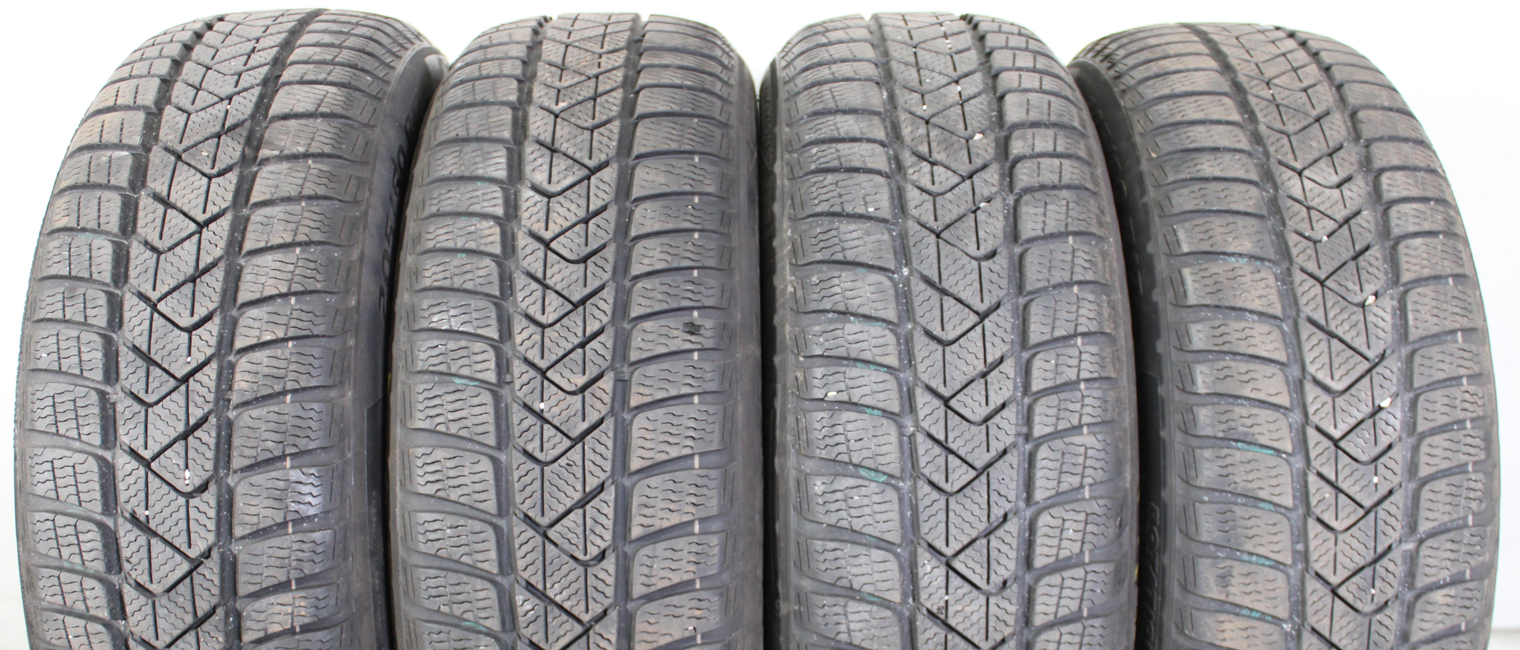 4 x 205/60R17 93H Winterreifen Pirelli Sottozero 3 2x6mm/2x6,5-7mm 2016