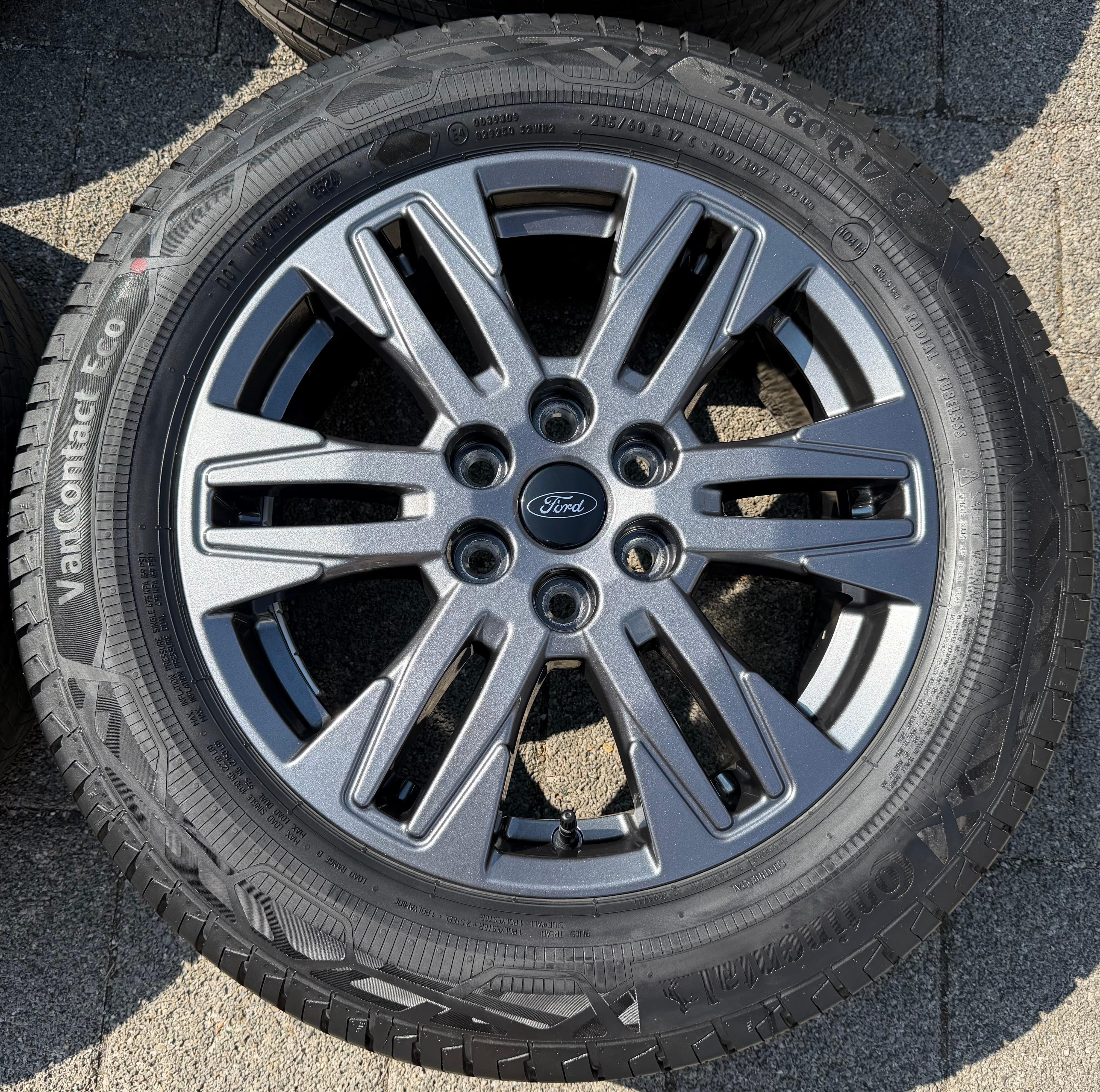 4 cerchi in lega Sommer da 17" originali per Ford Transit Tourneo Custom NXN 2024, Continental PZ31-FA RDKS