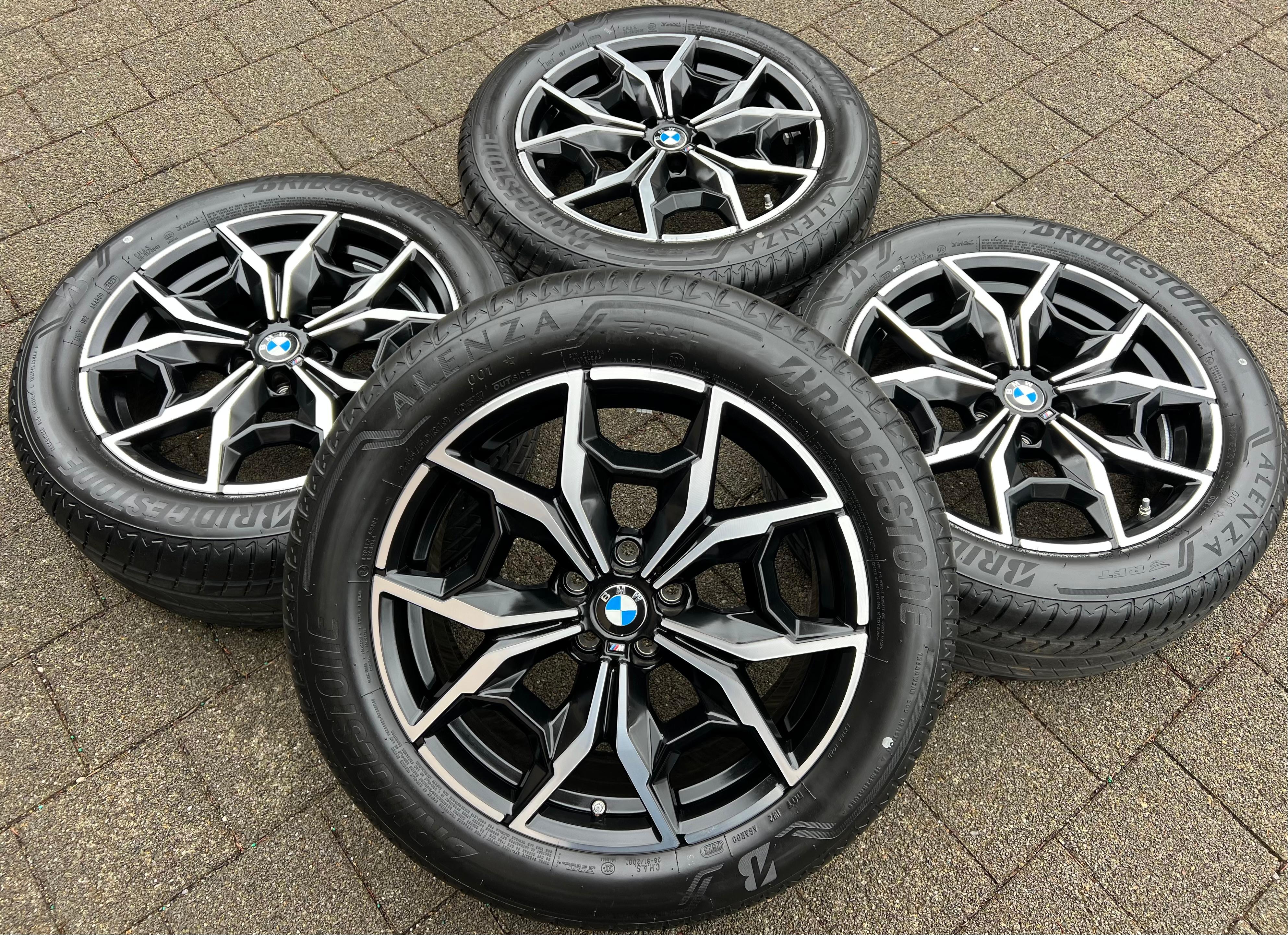4 CERCHI ESTIVI ORIGINALI IN ALLUMINIO DA 19" BMW X3 G01 X4 G02 STYLING M887 BRIDGESTONE 2023 RDKS CONSEGNA GRATUITA