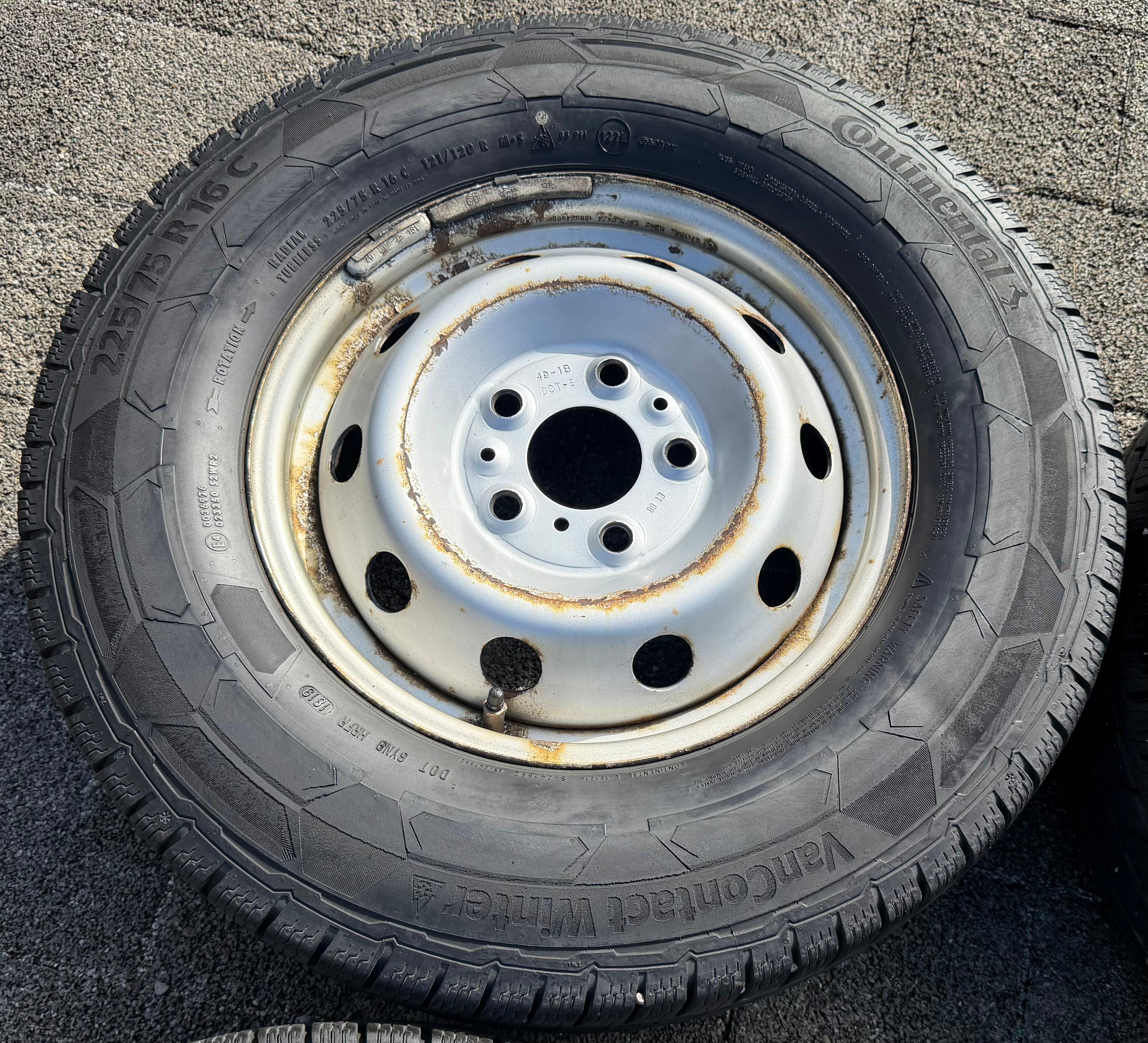 4 WInterräder Peugeot Boxer Fiat Ducato Maxi Citroen Jumper 225/75R16CP 121/120R