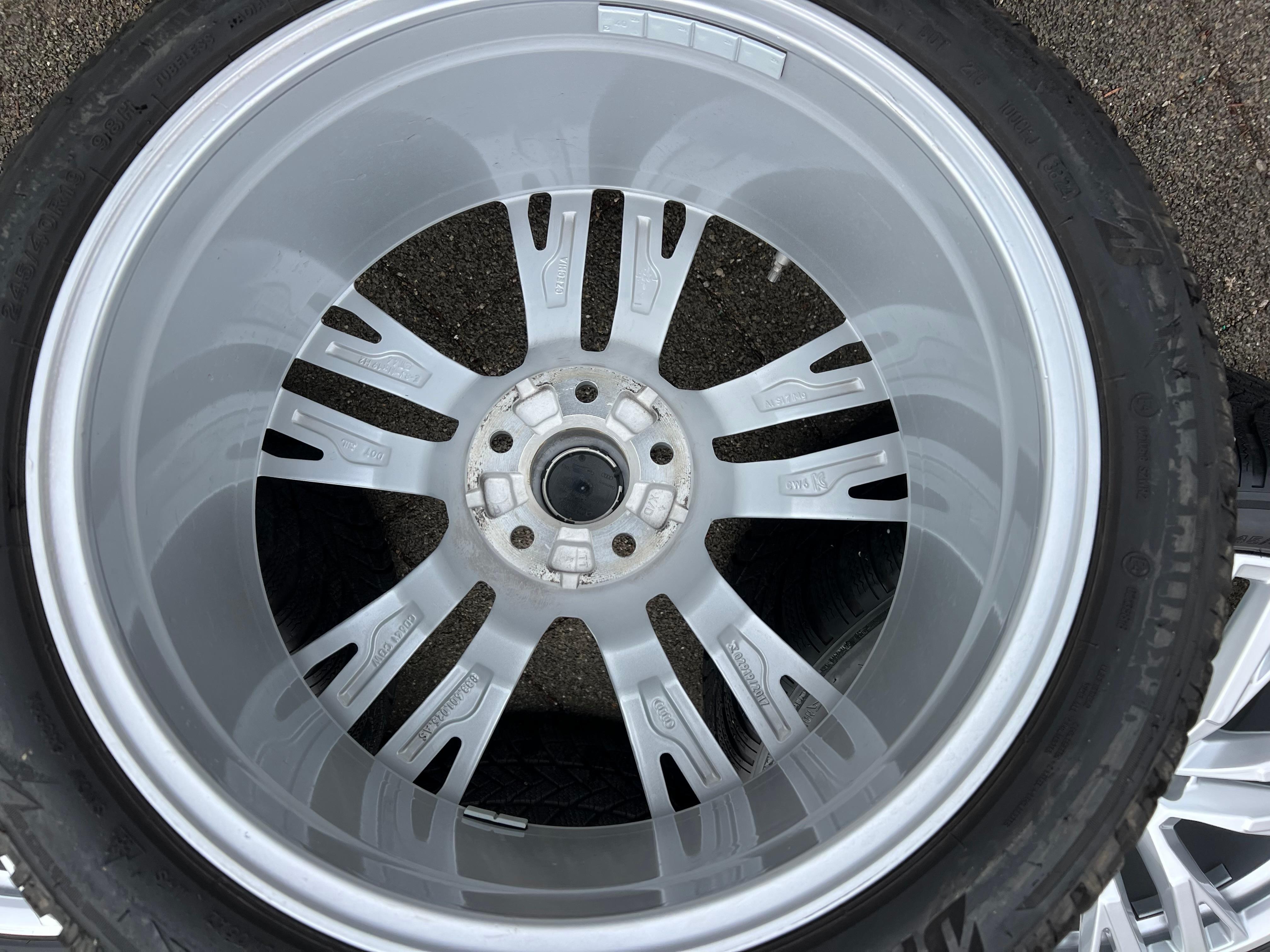 4 ORIGINAL 19" ALU WINTERRÄDER AUDI A5 S5 FU2 B10 8B3601025AS 245/40R19 98H 2024