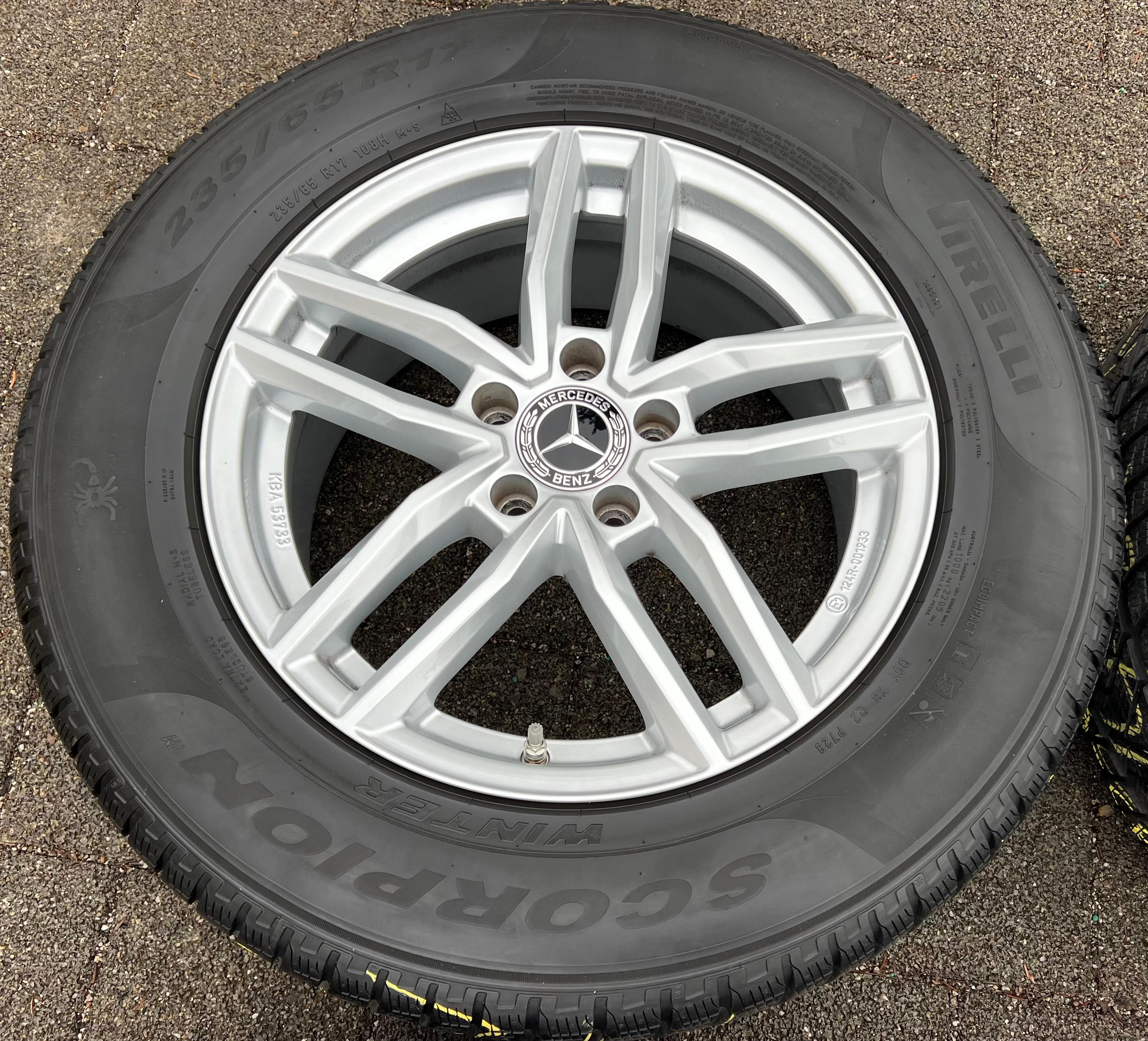 4 ALU 17" WINTERRÄDER MERCEDES GLC X253 W253 RDKS 235/65R17 108H FREIHA
