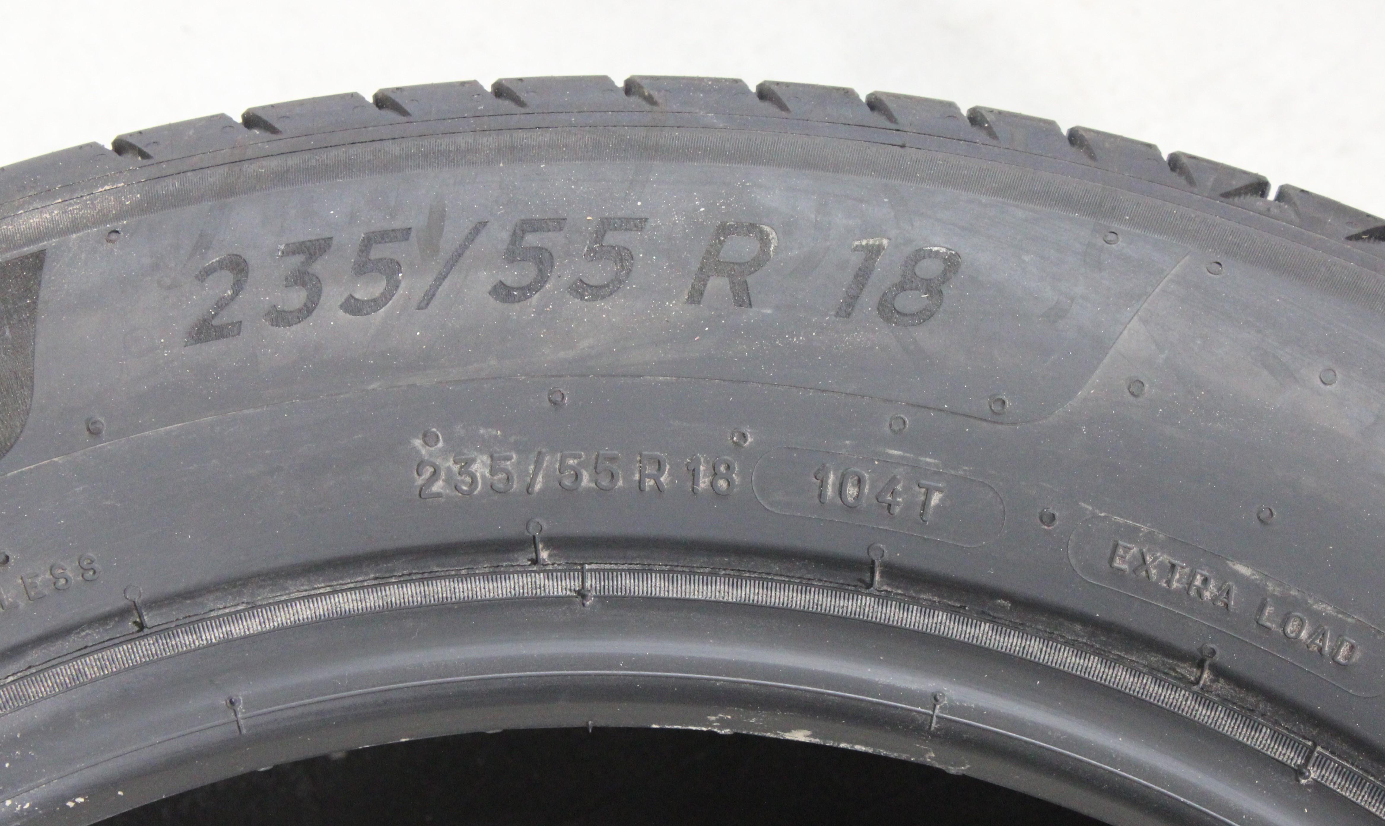 4 x 235/55R18 104T Sommerreifen Michelin E Primacy MO Volles Profil 2025 XL