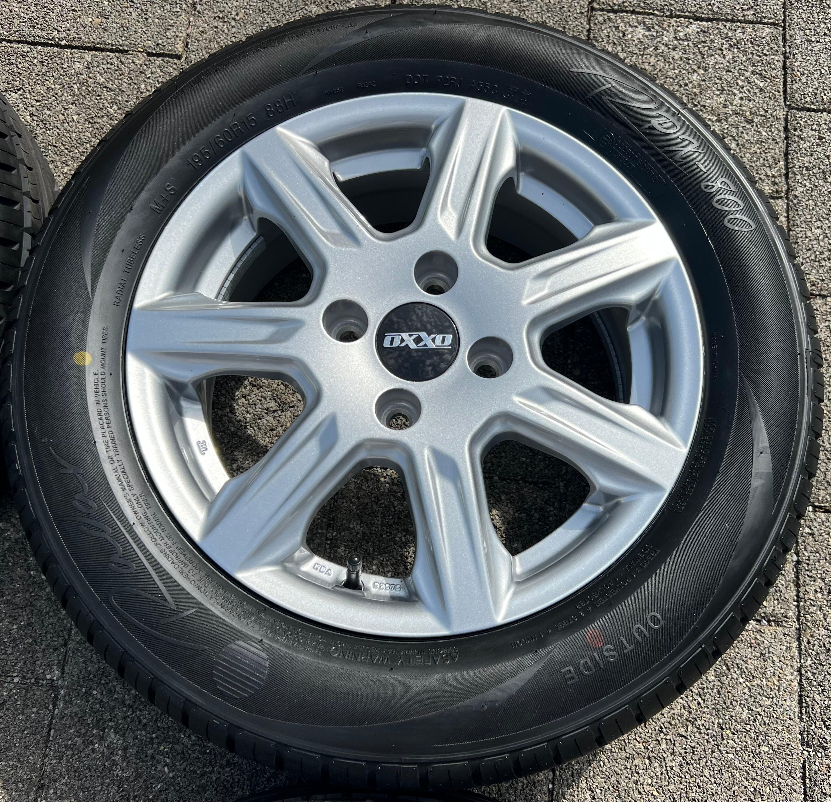4 ALU SOMMERRÄDER 195/60R15 88H FORD FIESTA JHH JGH JHH NEU RDKS